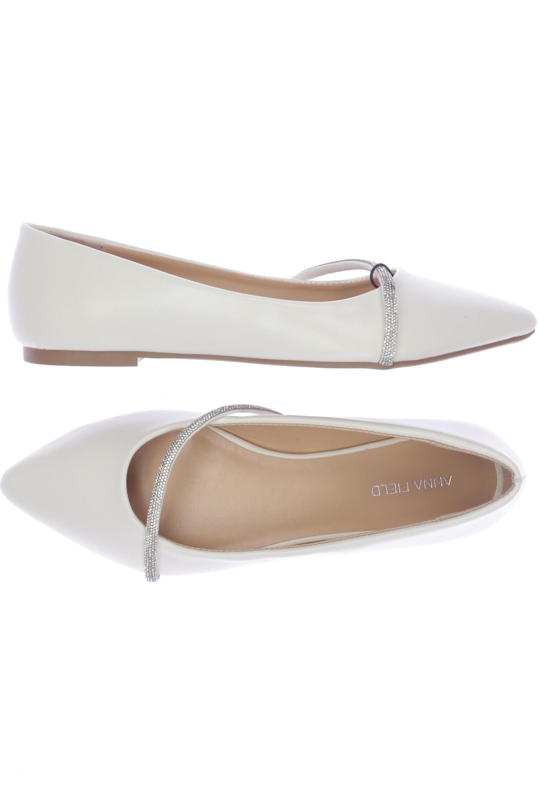 

Anna Field Damen Ballerinas, weiß, Gr. 39