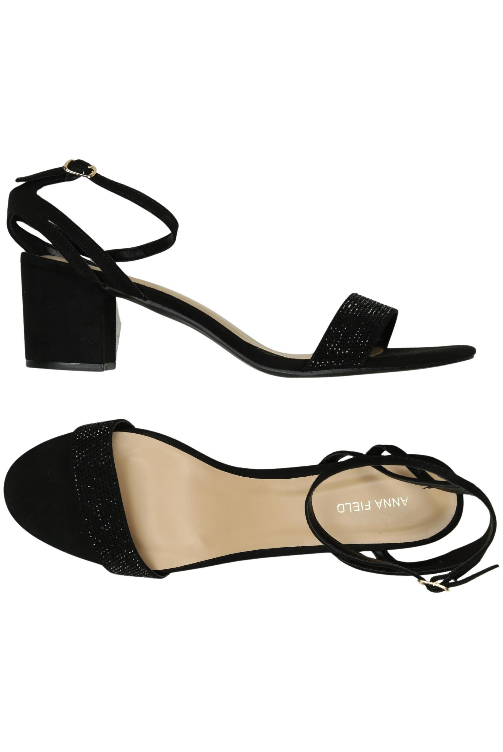 

Anna Field Damen Sandale, schwarz, Gr. 45