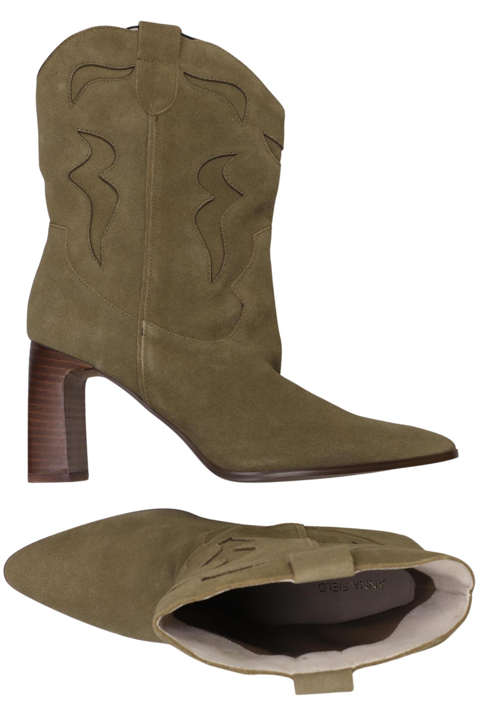 

Anna Field Damen Stiefelette, grün, Gr. 40