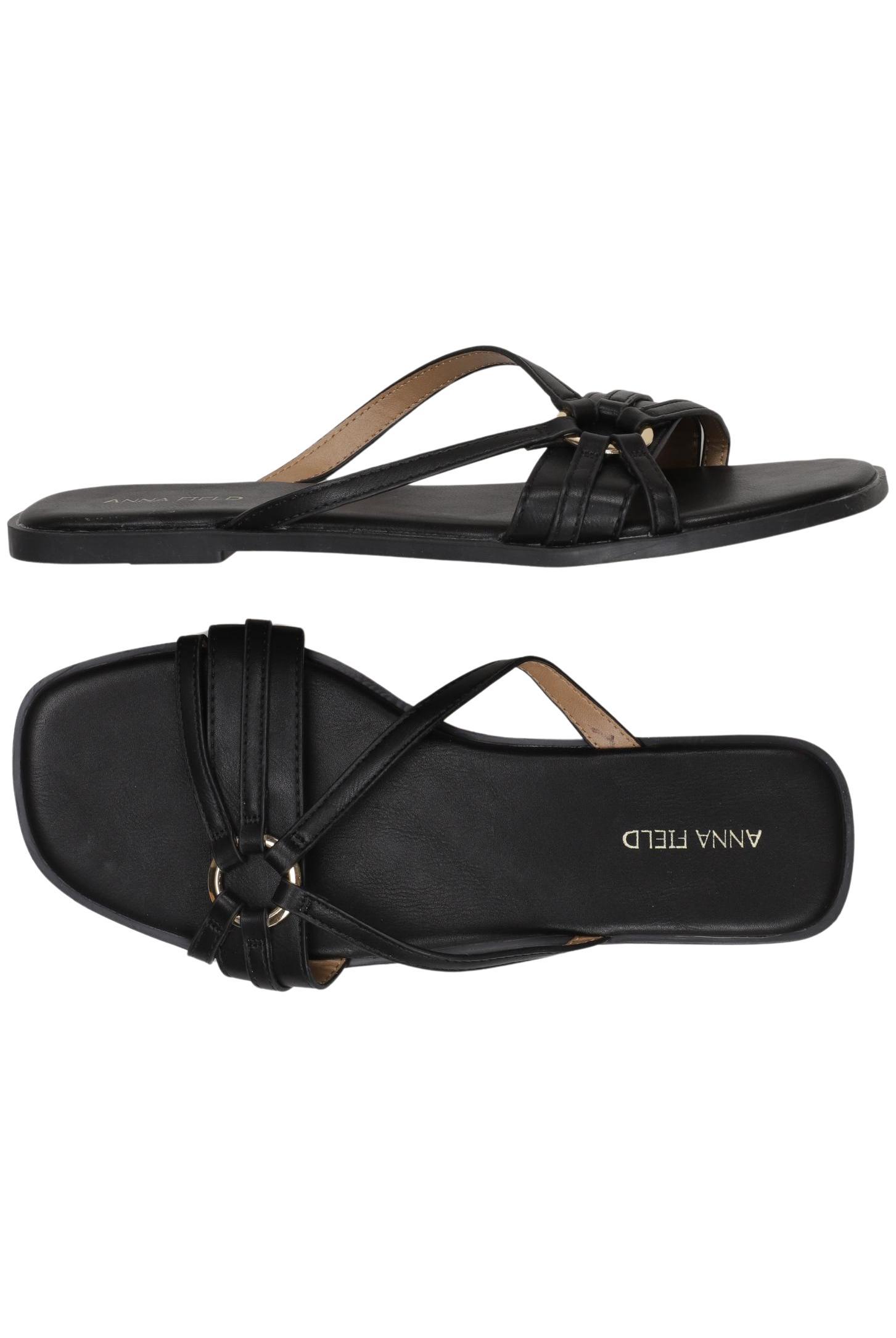 

Anna Field Damen Sandale, schwarz, Gr. 40