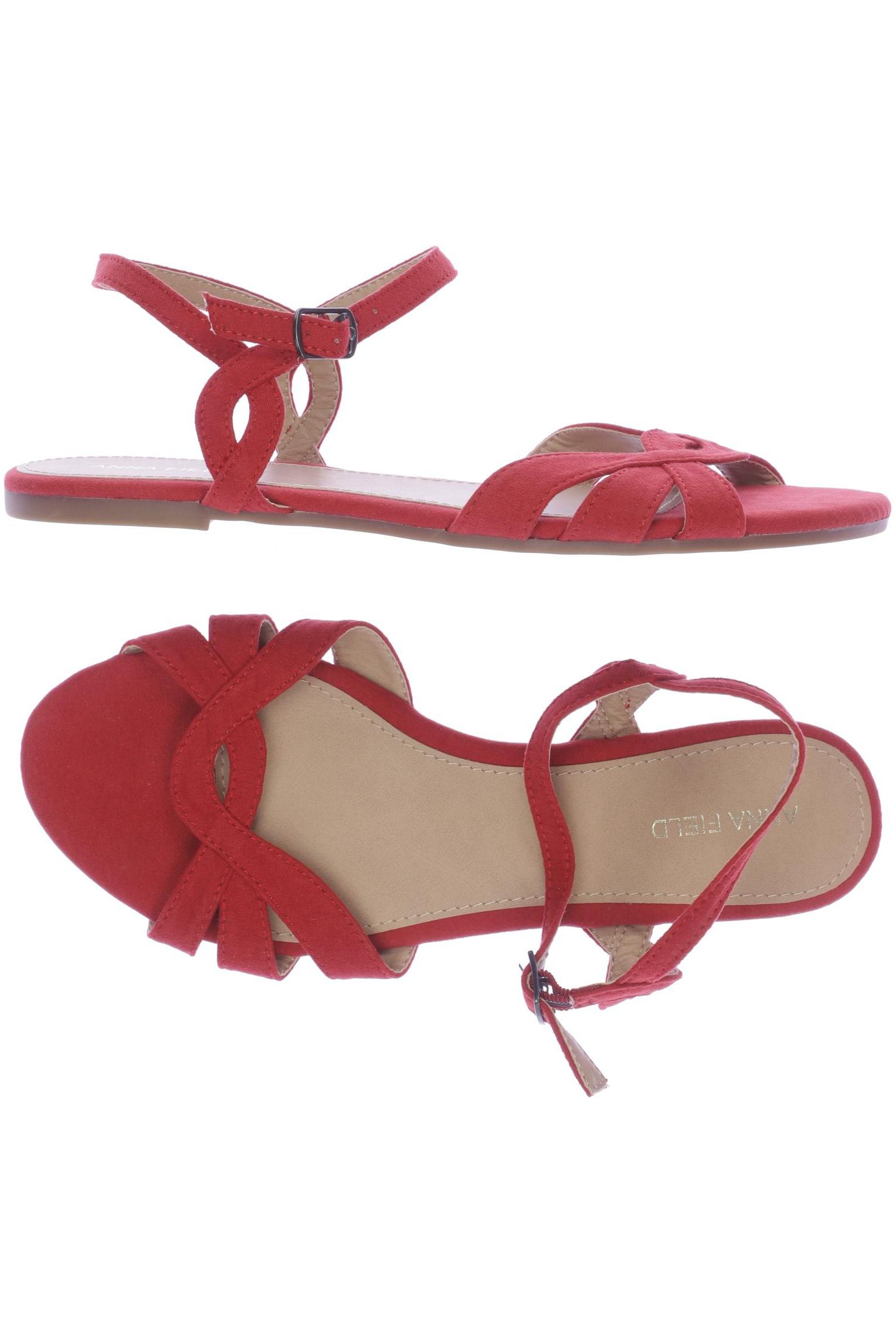 

Anna Field Damen Sandale, rot, Gr. 38