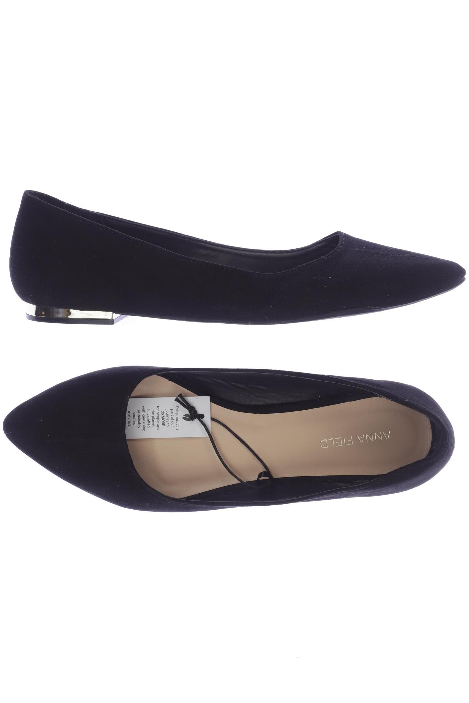 

Anna Field Damen Ballerinas, schwarz, Gr. 39