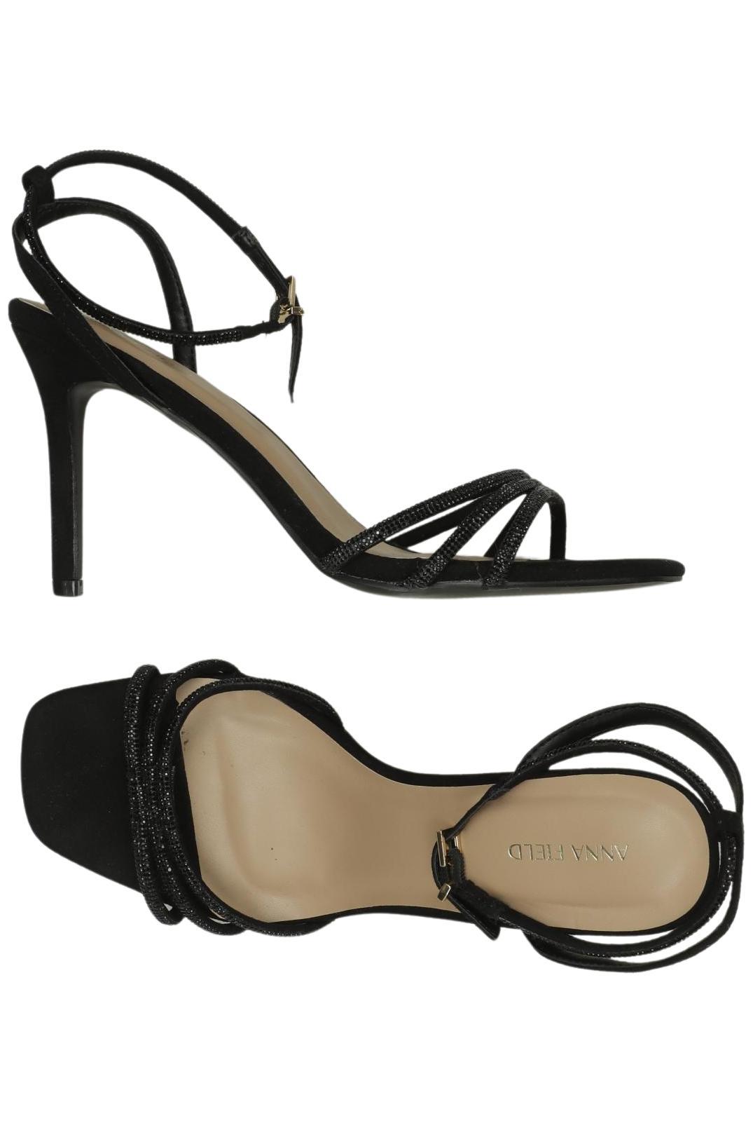 

Anna Field Damen Sandale, schwarz, Gr. 41