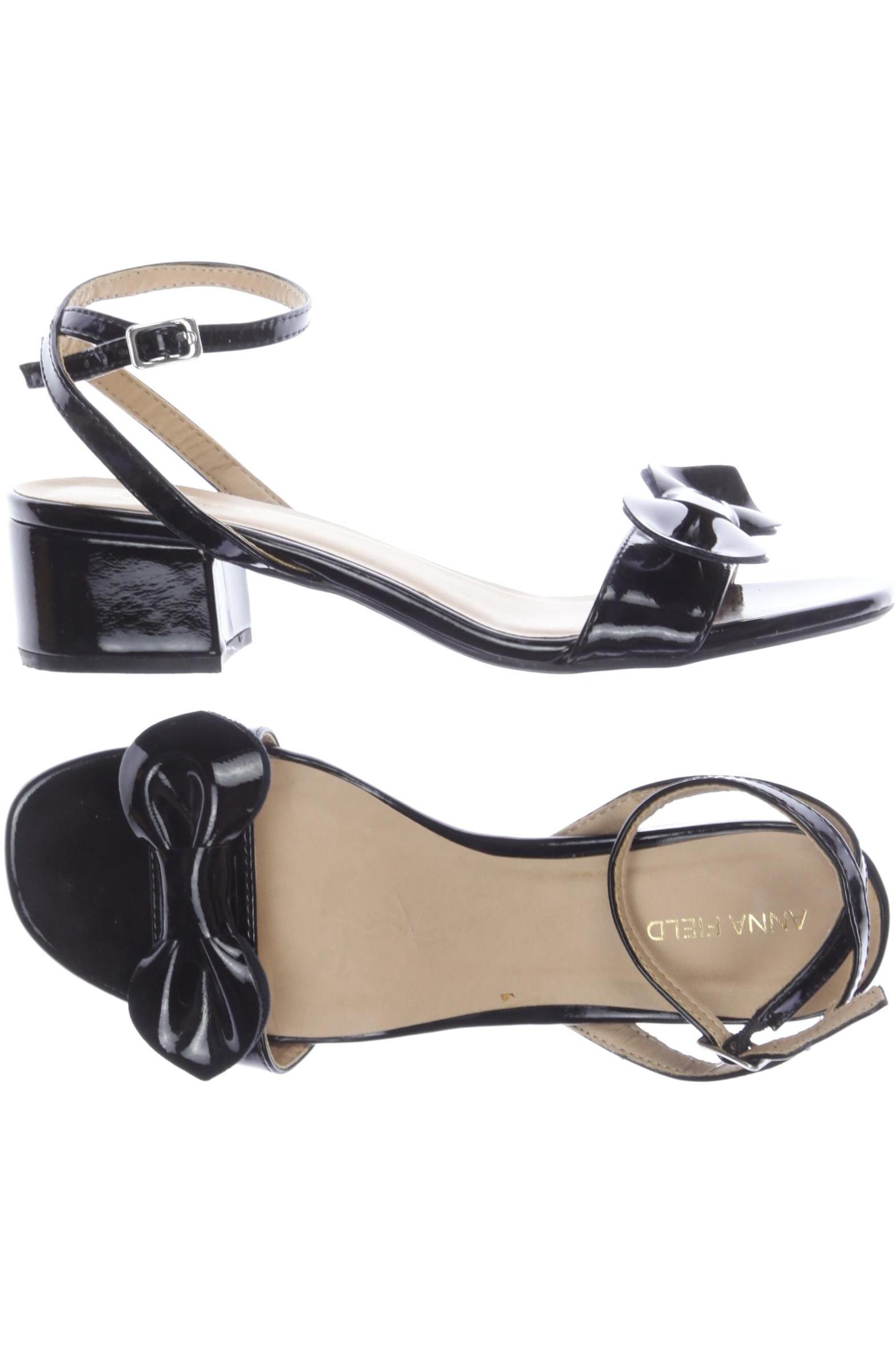 

Anna Field Damen Sandale, schwarz, Gr. 37
