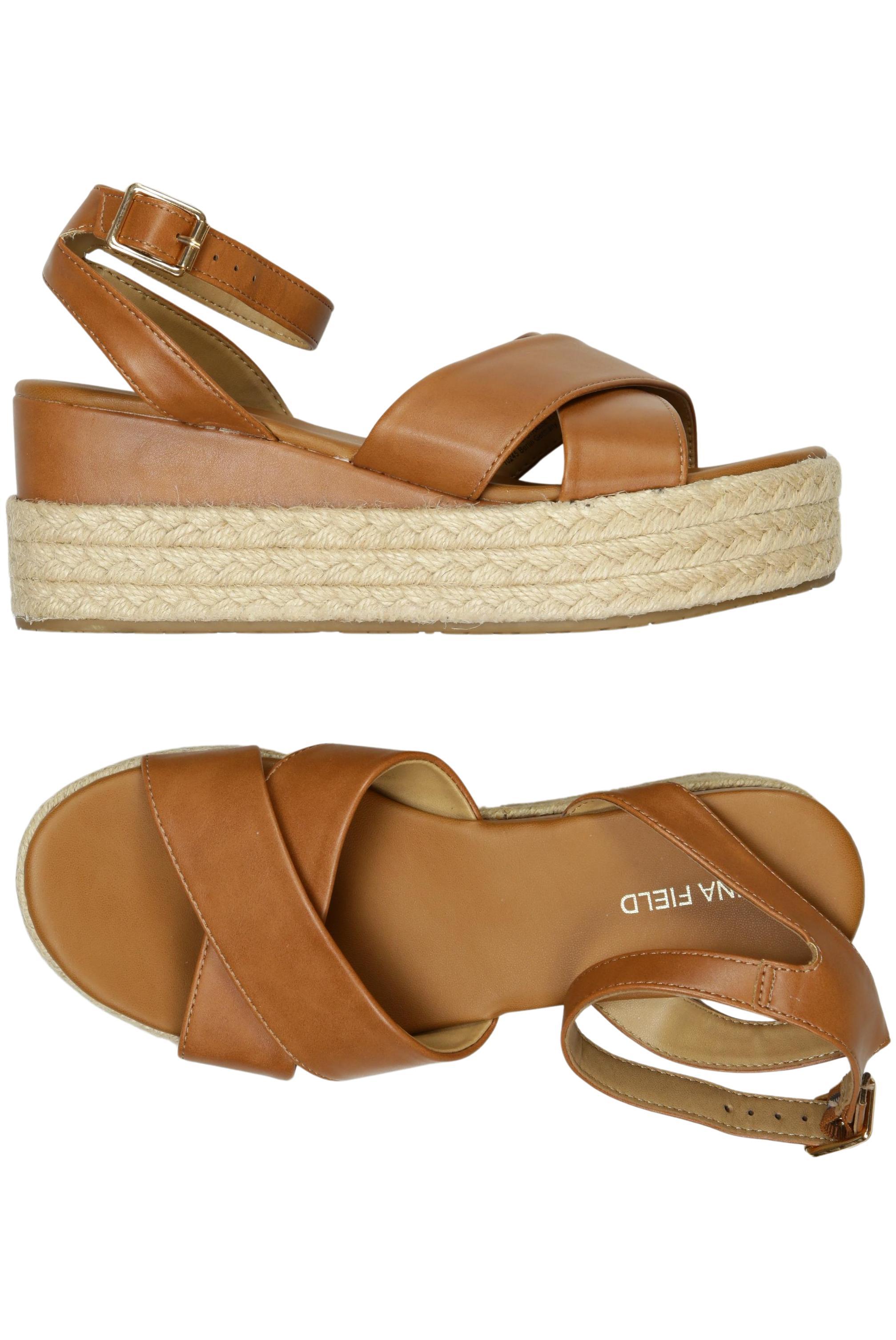 

Anna Field Damen Sandale, braun, Gr. 38