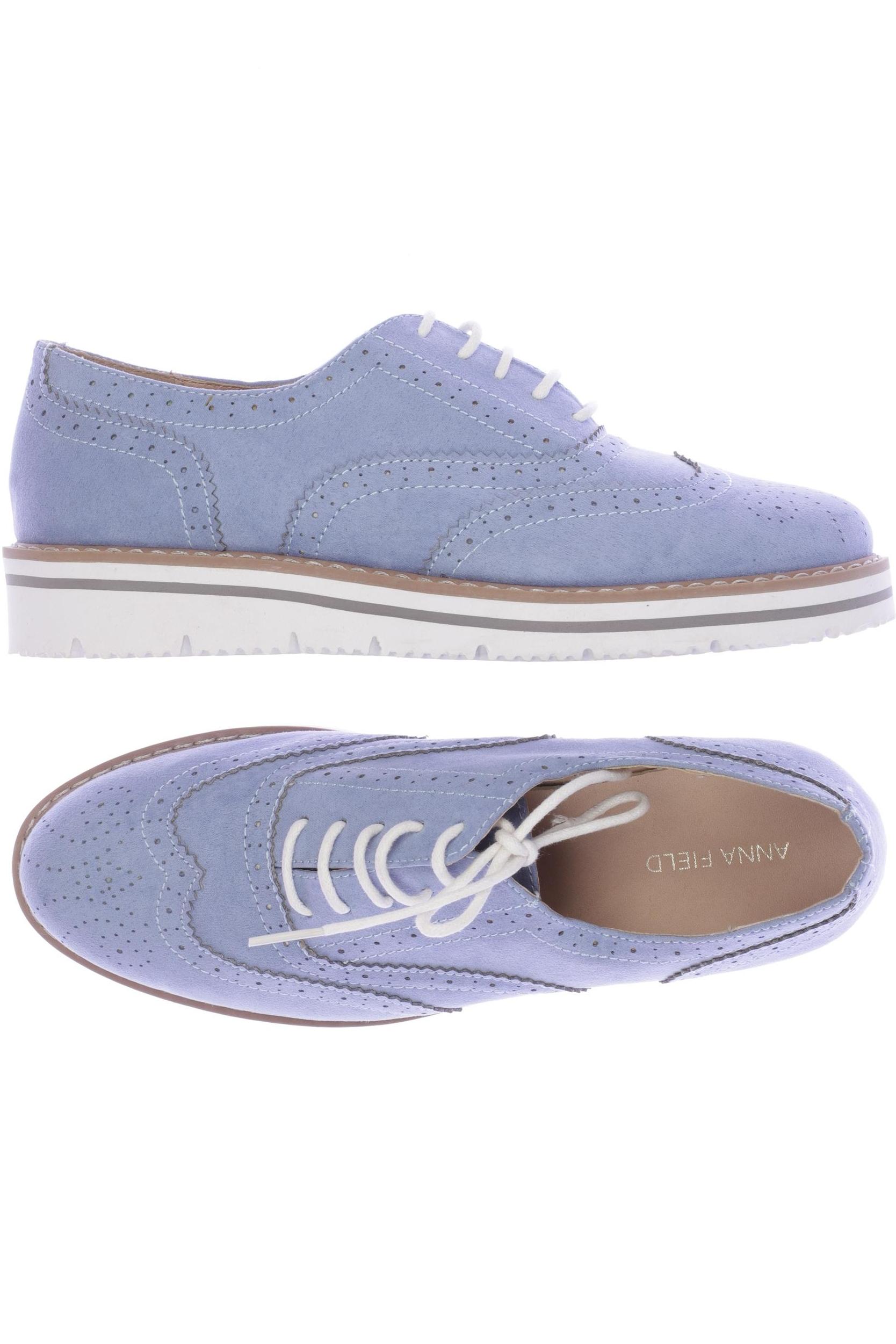 

Anna Field Damen Halbschuh, hellblau, Gr. 38