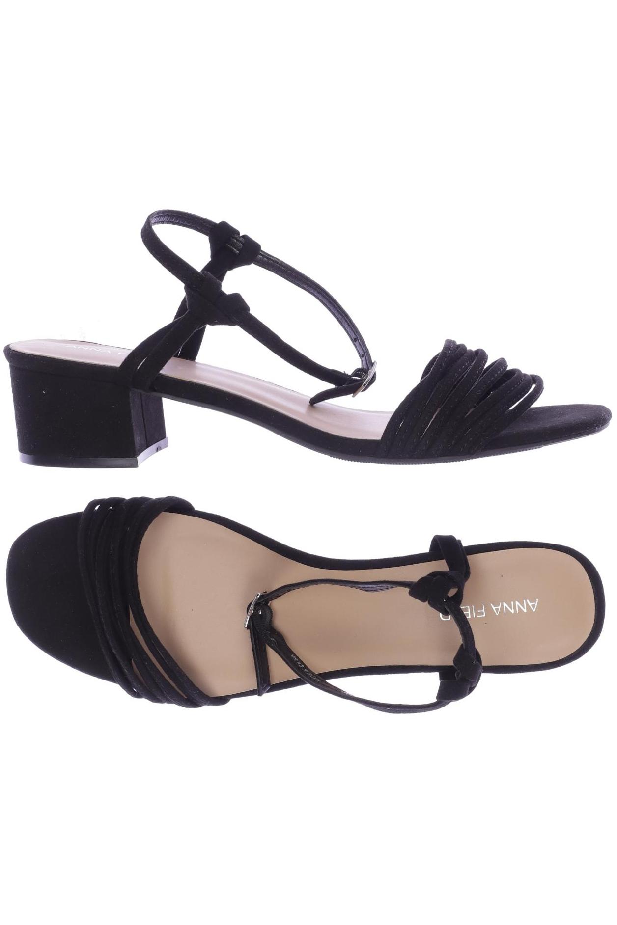 

Anna Field Damen Sandale, schwarz, Gr. 41