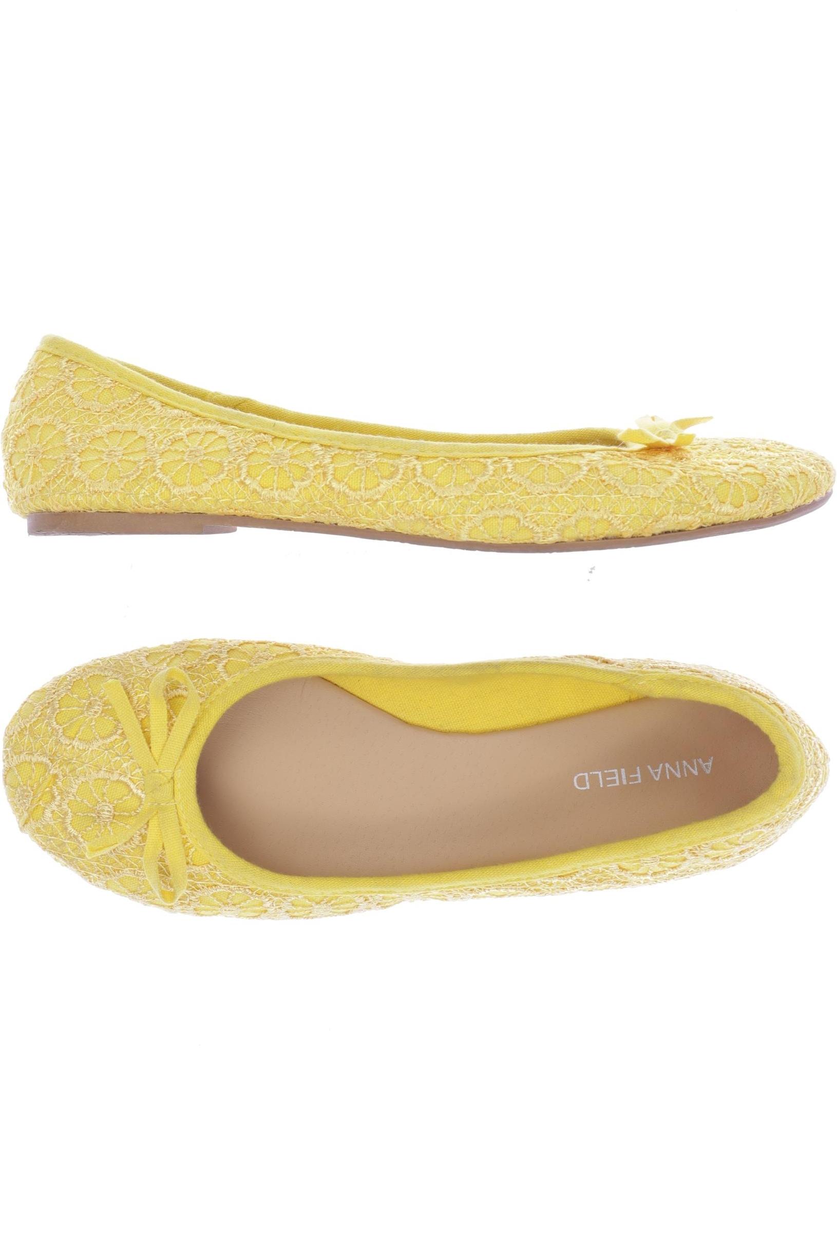 

Anna Field Damen Ballerinas, gelb, Gr. 36