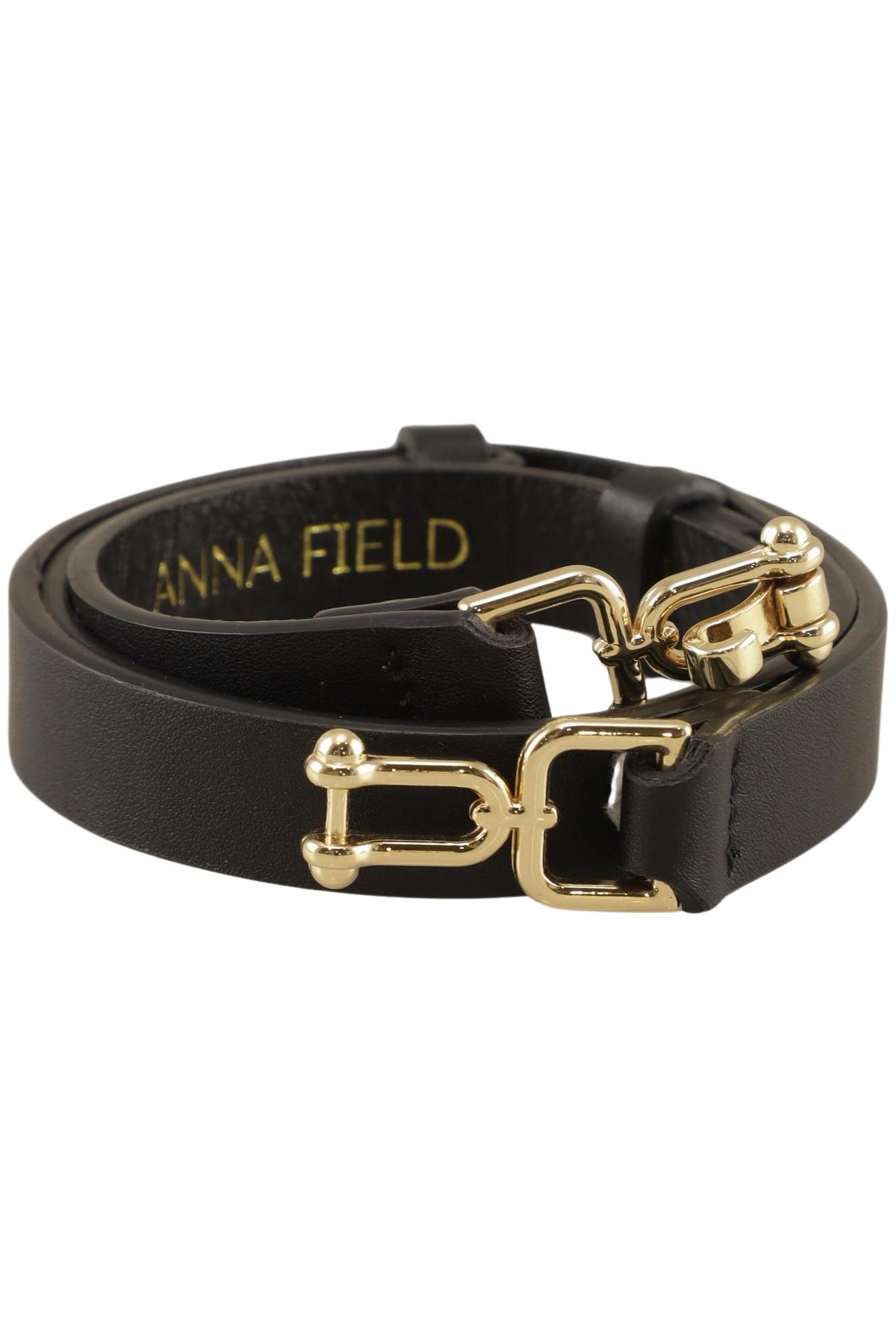 

Anna Field Damen Gürtel, schwarz, Gr. 75