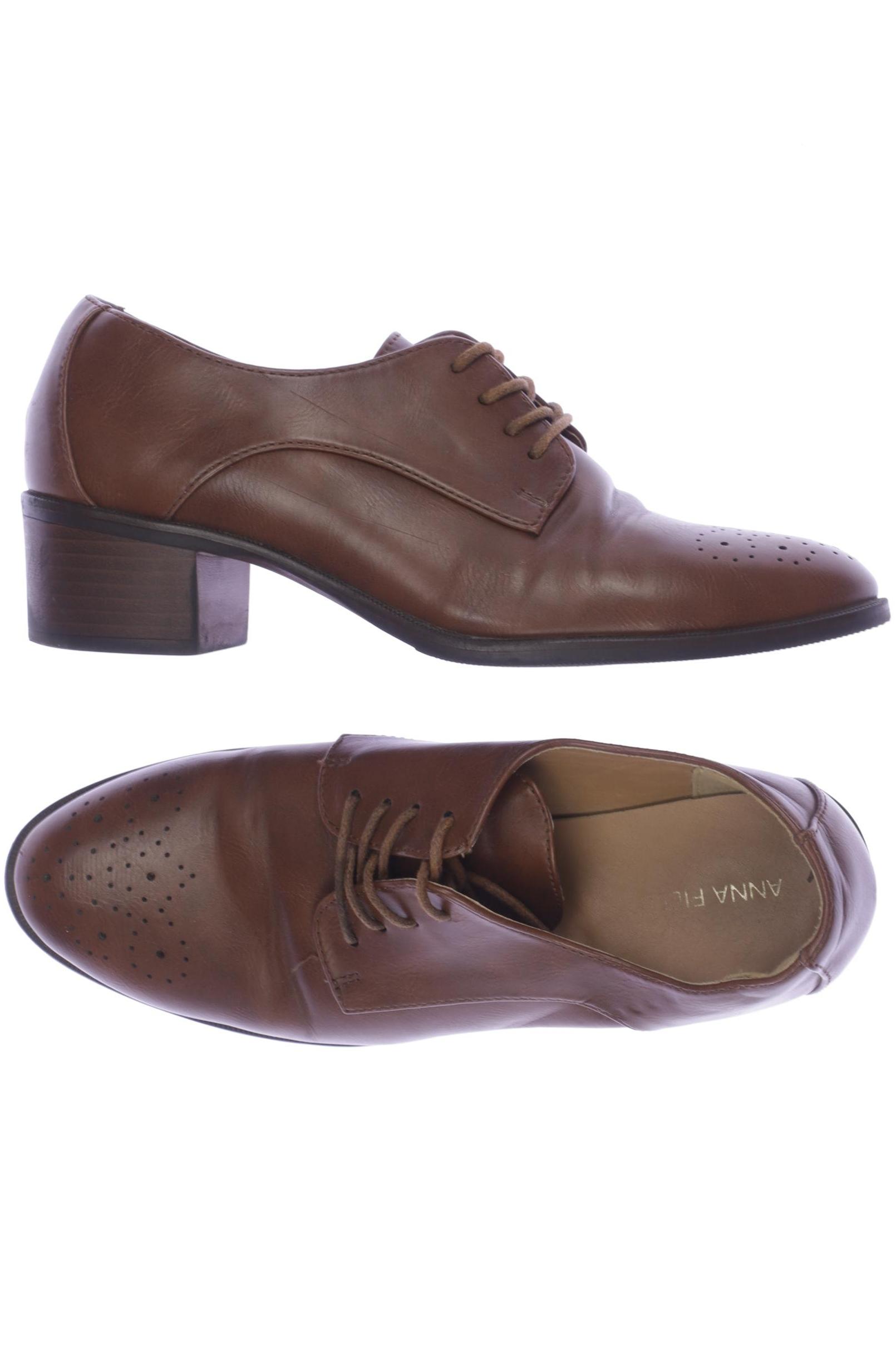 

Anna Field Damen Halbschuh, braun, Gr. 38