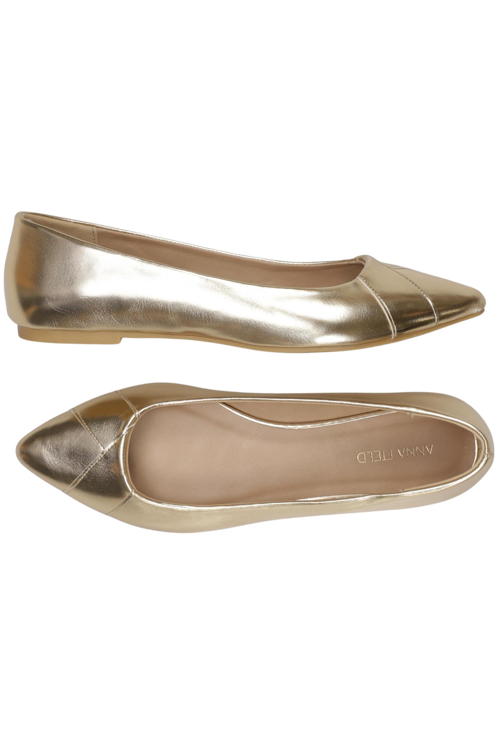 

Anna Field Damen Ballerinas, gold, Gr. 40