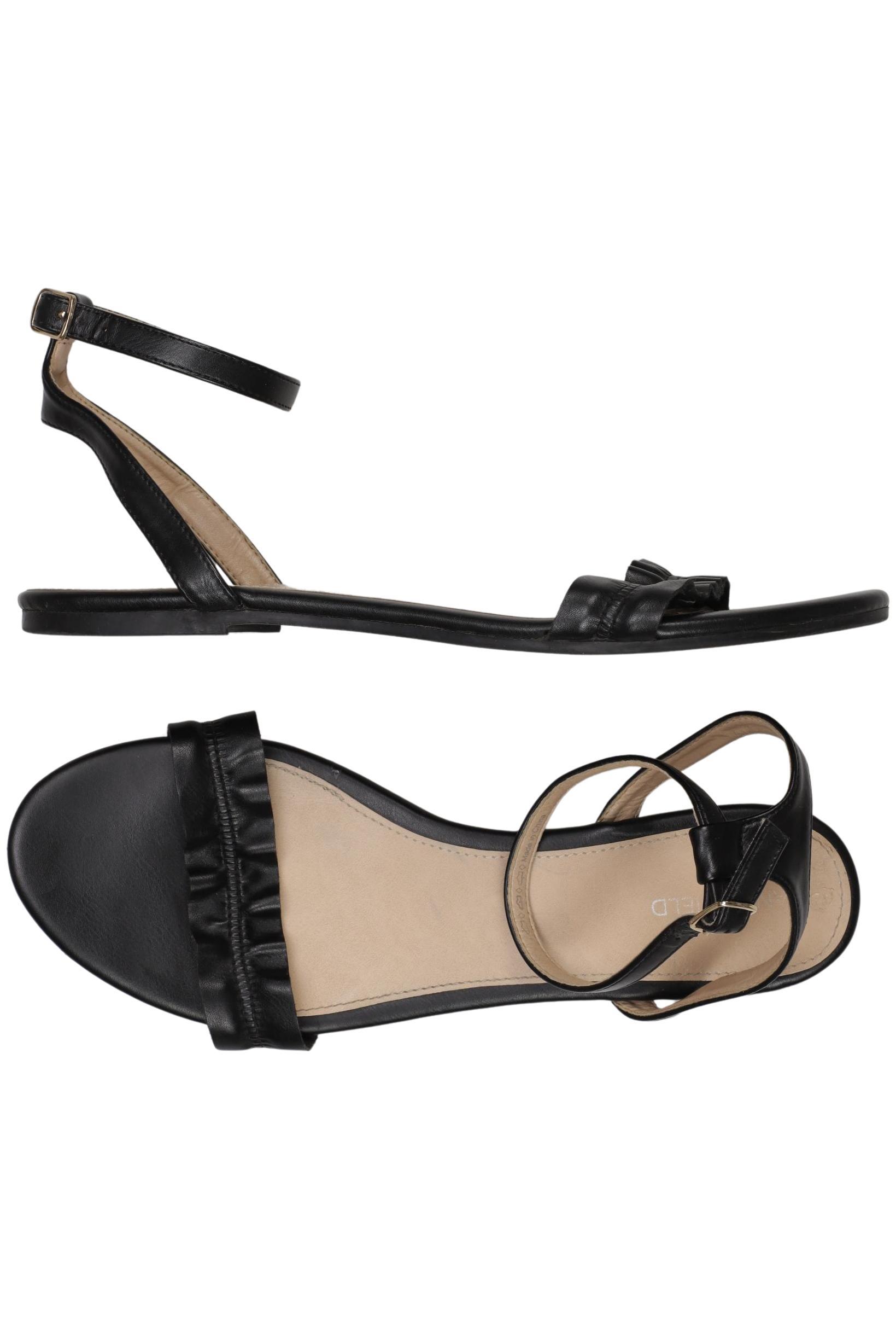 

Anna Field Damen Sandale, schwarz, Gr. 41