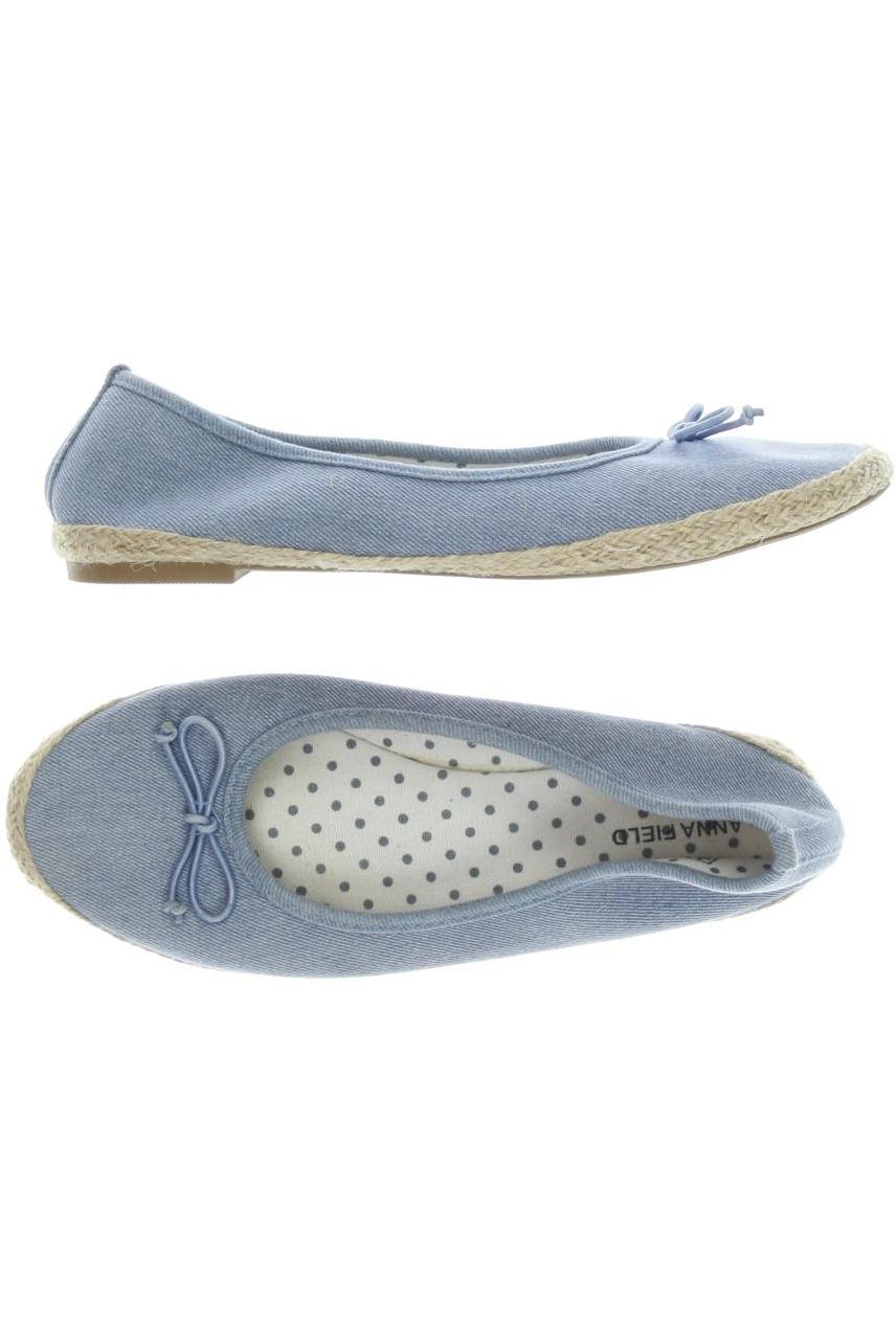 

Anna Field Damen Ballerinas, hellblau, Gr. 40