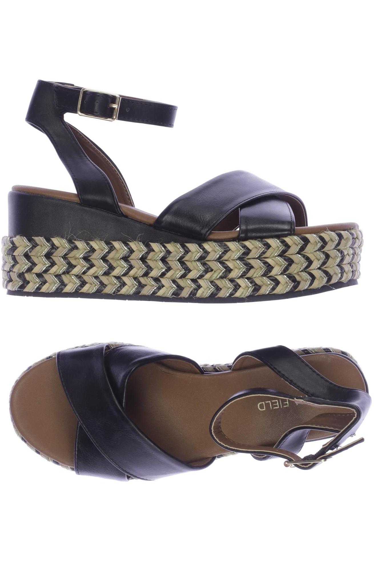 

Anna Field Damen Sandale, schwarz