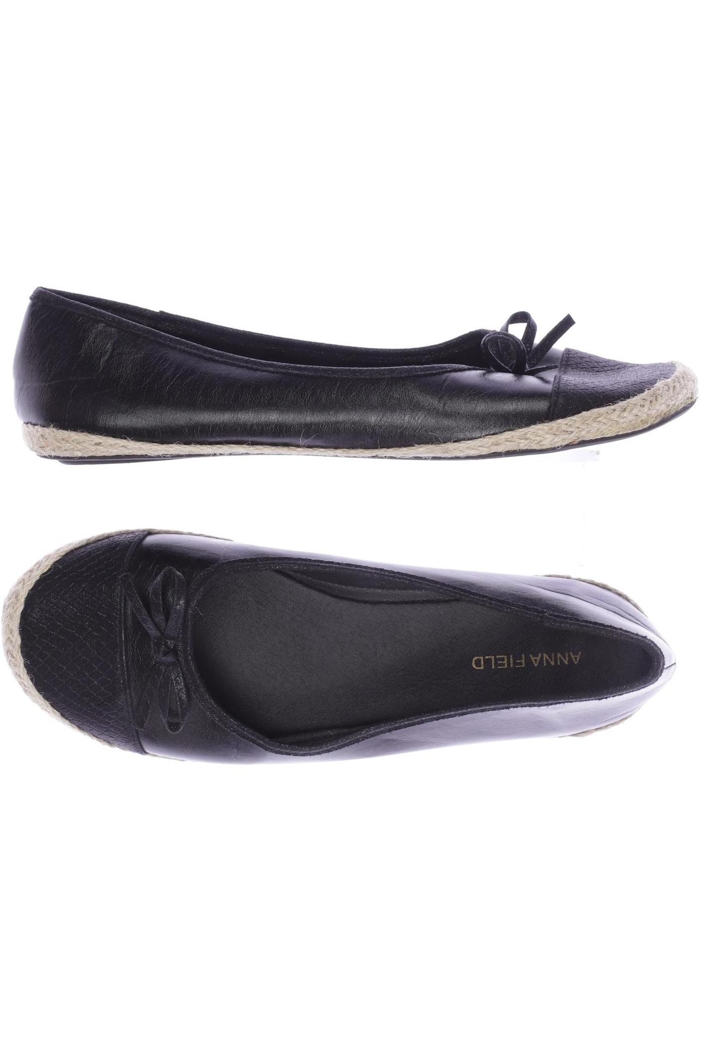 

Anna Field Damen Ballerinas, schwarz
