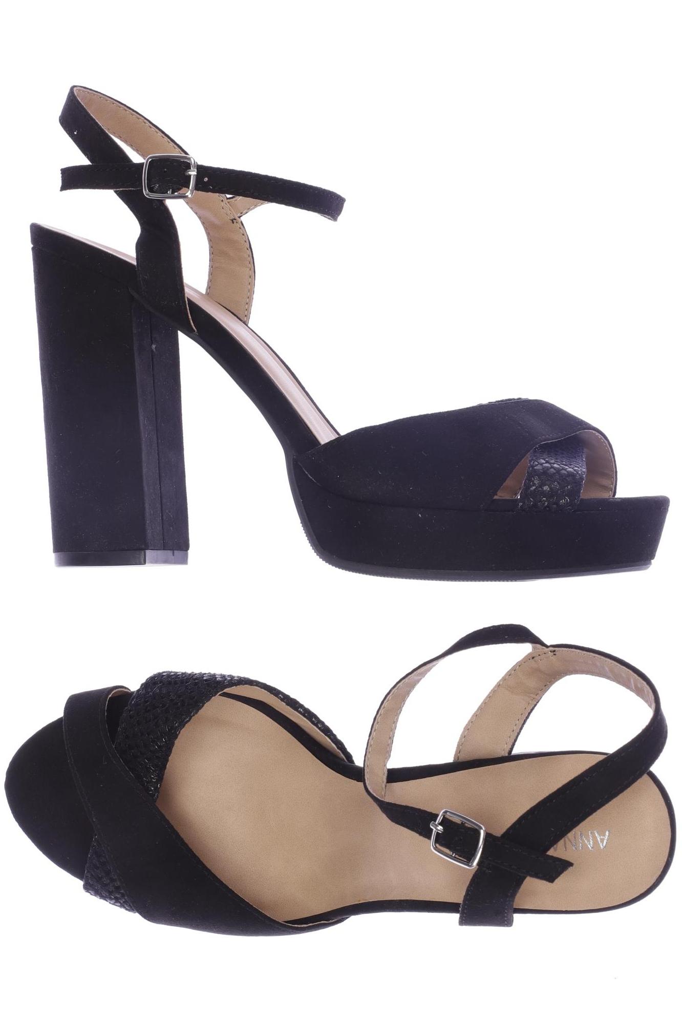 

Anna Field Damen Sandale, schwarz, Gr. 41