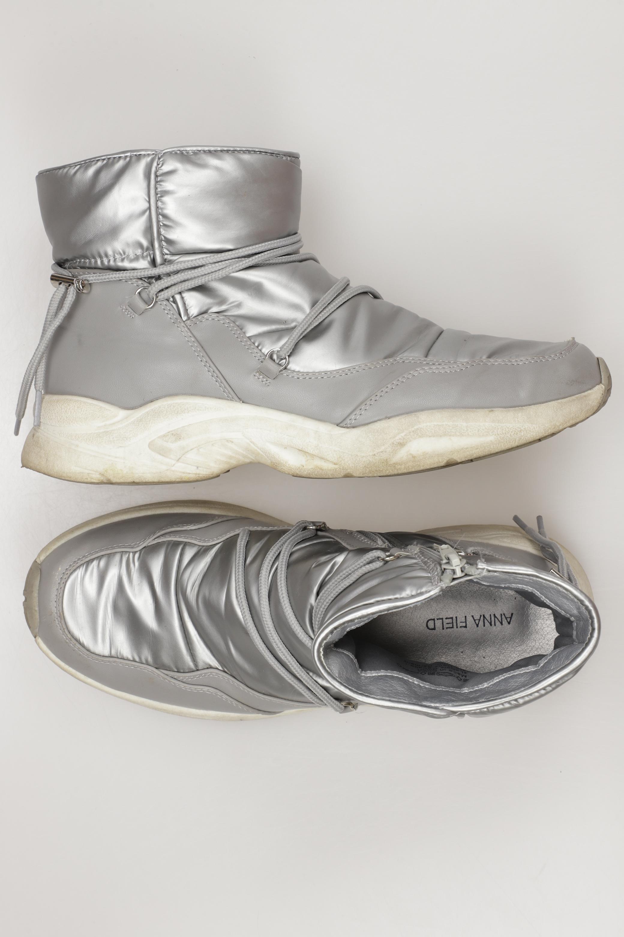 

Anna Field Damen Stiefelette, silber, Gr. 41
