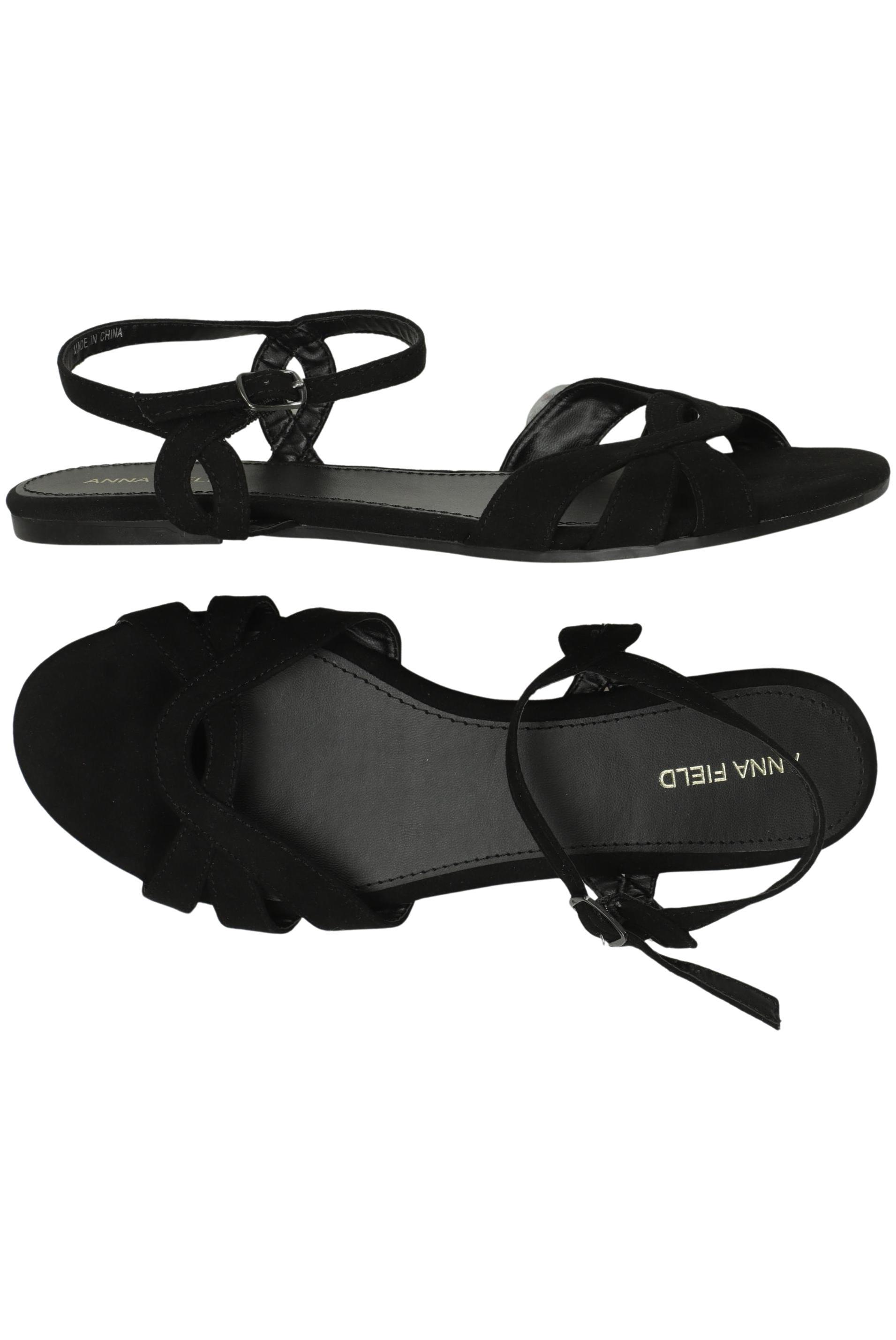 

Anna Field Damen Sandale, schwarz, Gr. 40