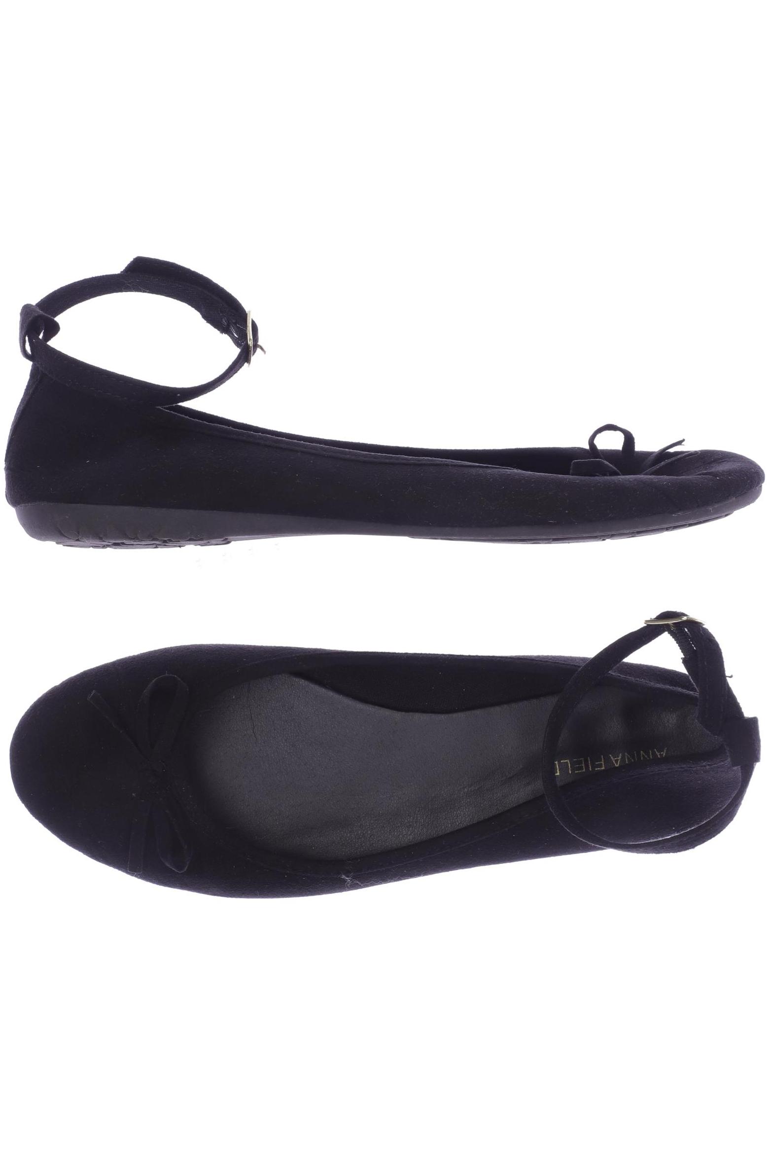 

Anna Field Damen Ballerinas, schwarz, Gr. 39