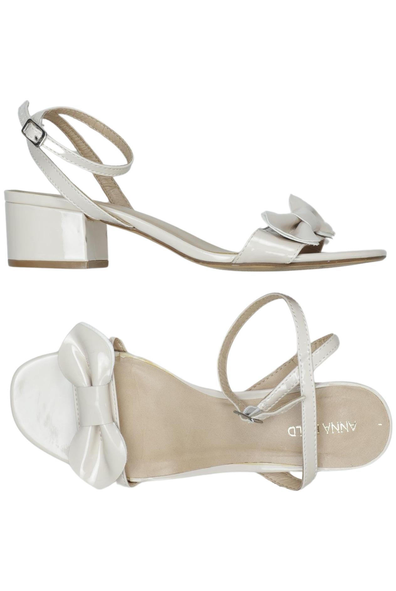 

Anna Field Damen Sandale, weiß, Gr. 38