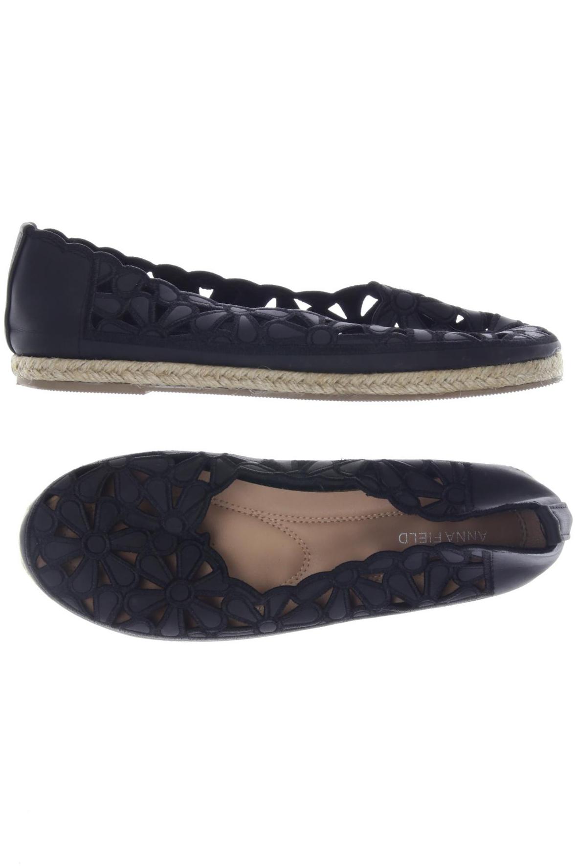 

Anna Field Damen Ballerinas, schwarz