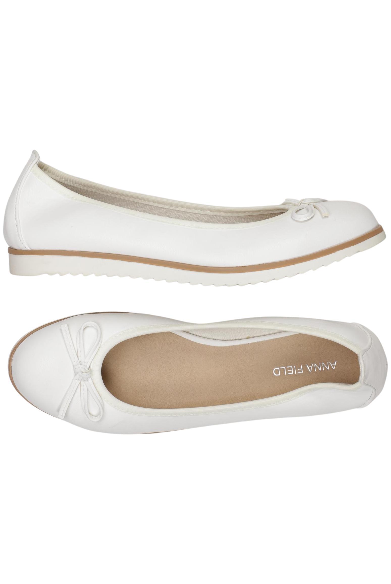 

Anna Field Damen Ballerinas, weiß, Gr. 38