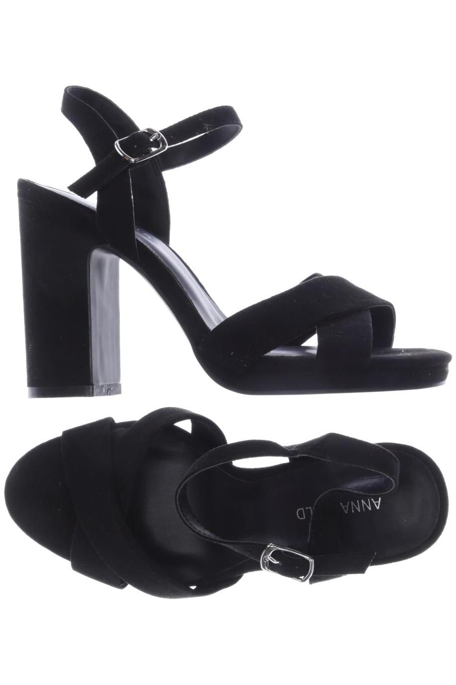 

Anna Field Damen Sandale, schwarz, Gr. 36