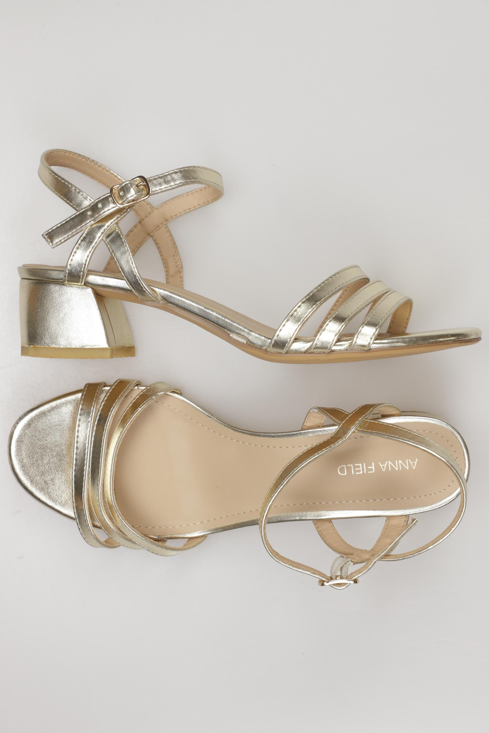 

Anna Field Damen Sandale, gold, Gr. 40