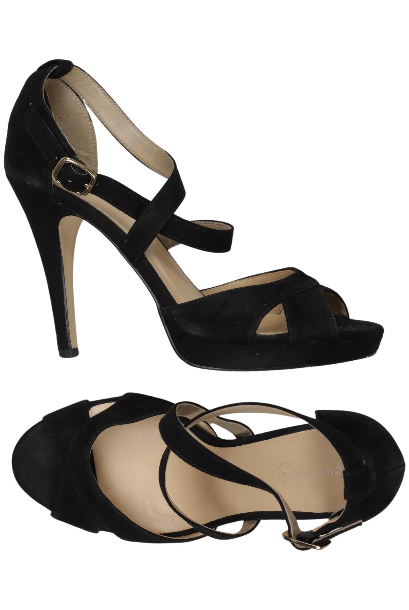 

Anna Field Damen Sandale, schwarz, Gr. 37