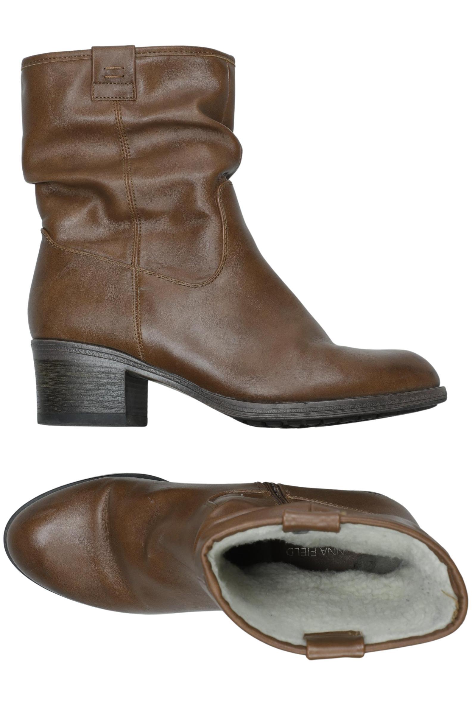 

Anna Field Damen Stiefelette, braun, Gr. 42