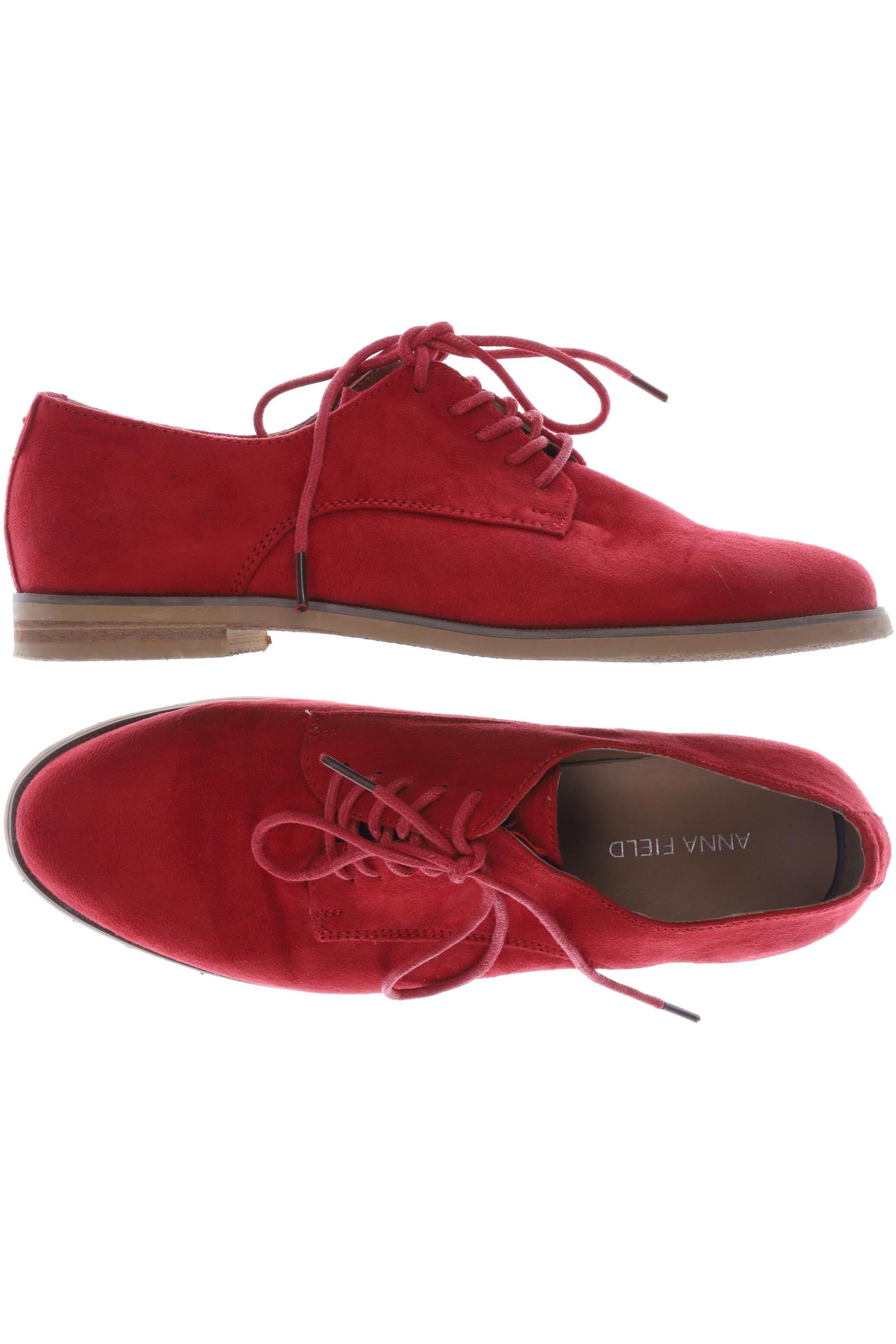 

Anna Field Damen Halbschuh, rot, Gr. 38