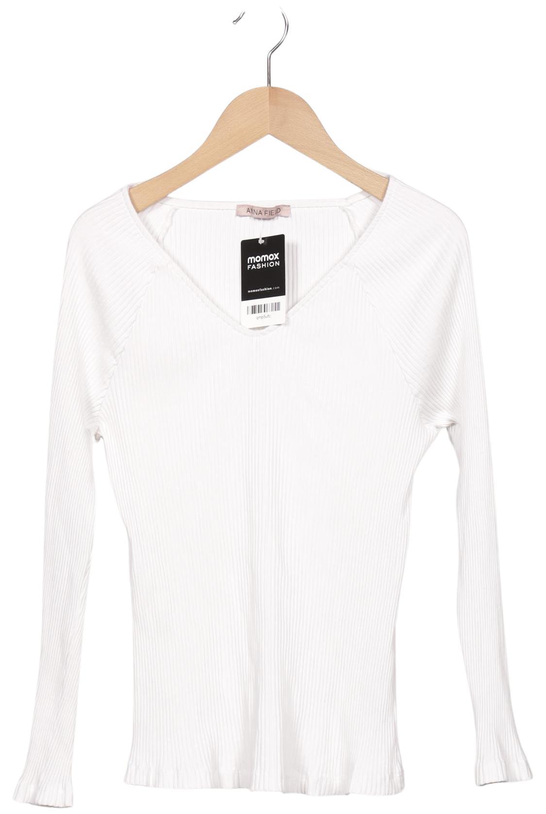 

Anna Field Damen Langarmshirt, weiß, Gr. 42