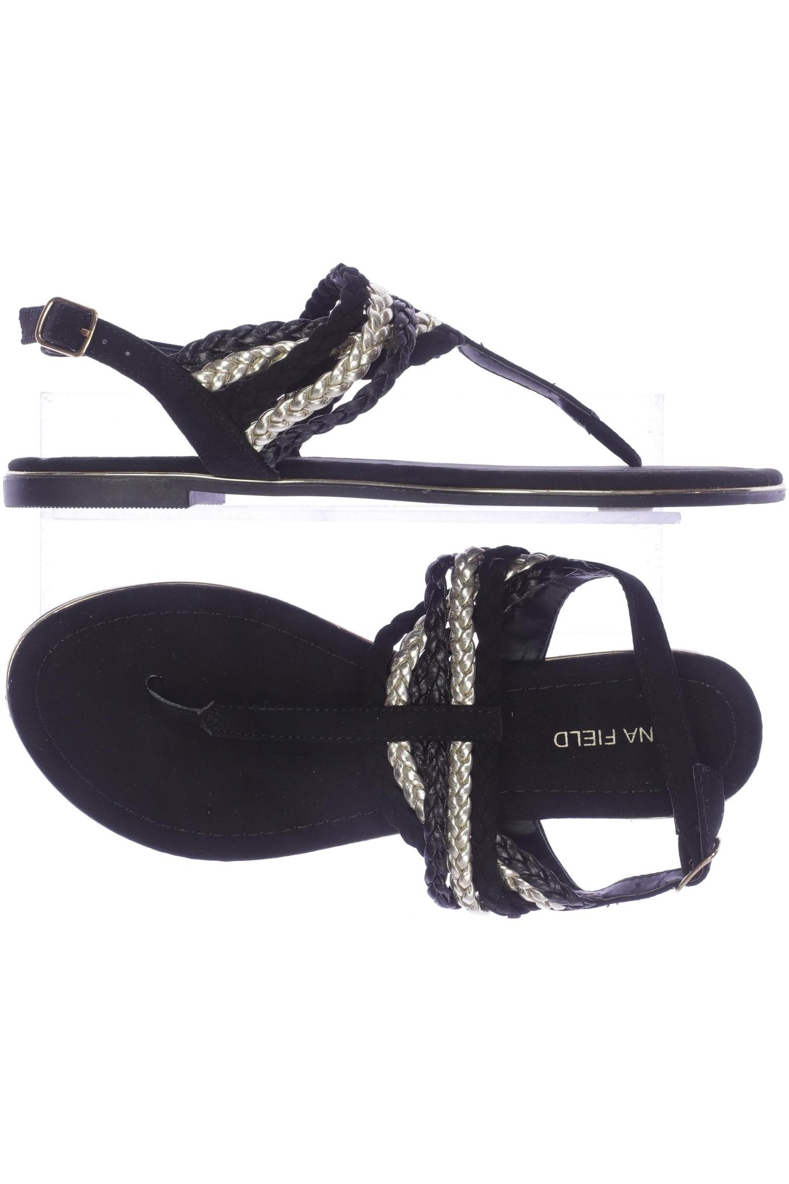 

Anna Field Damen Sandale, schwarz, Gr. 38