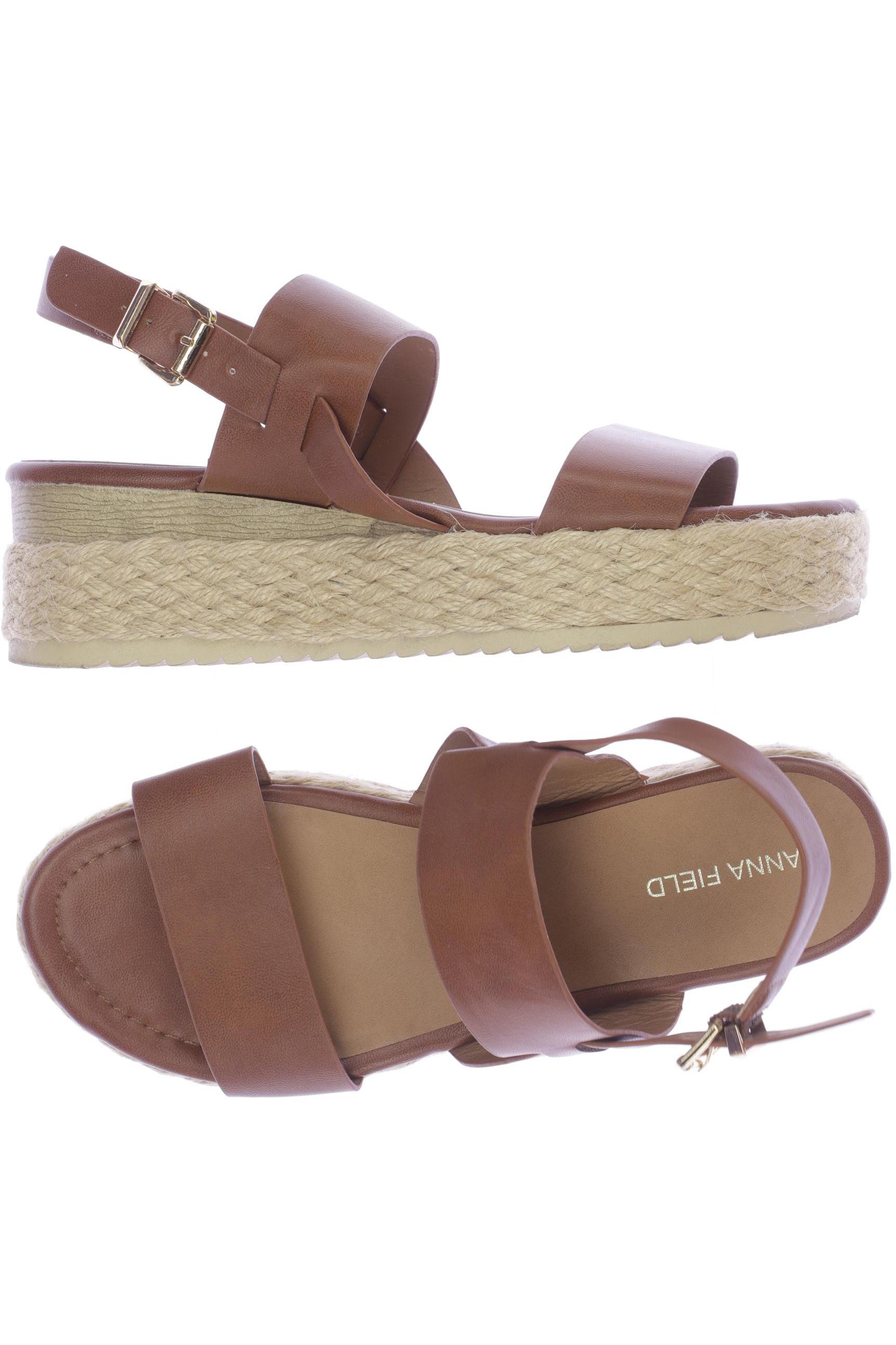 

Anna Field Damen Sandale, braun