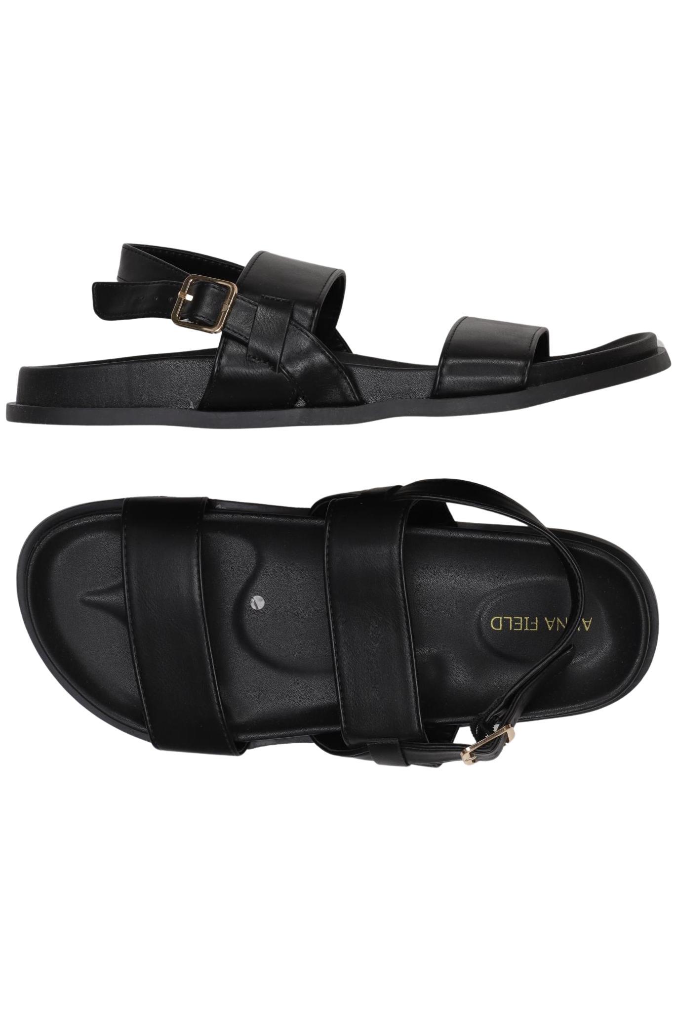 

Anna Field Damen Sandale, schwarz, Gr. 40