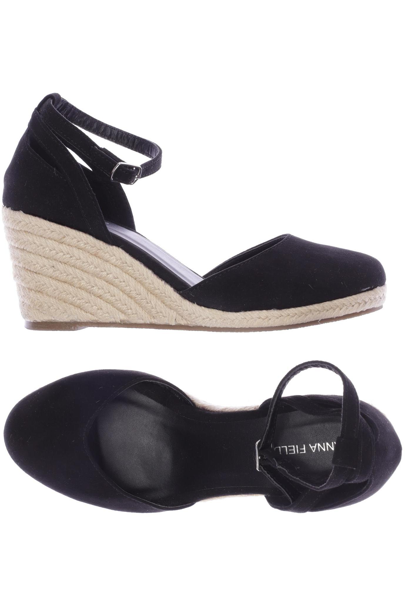

Anna Field Damen Sandale, schwarz
