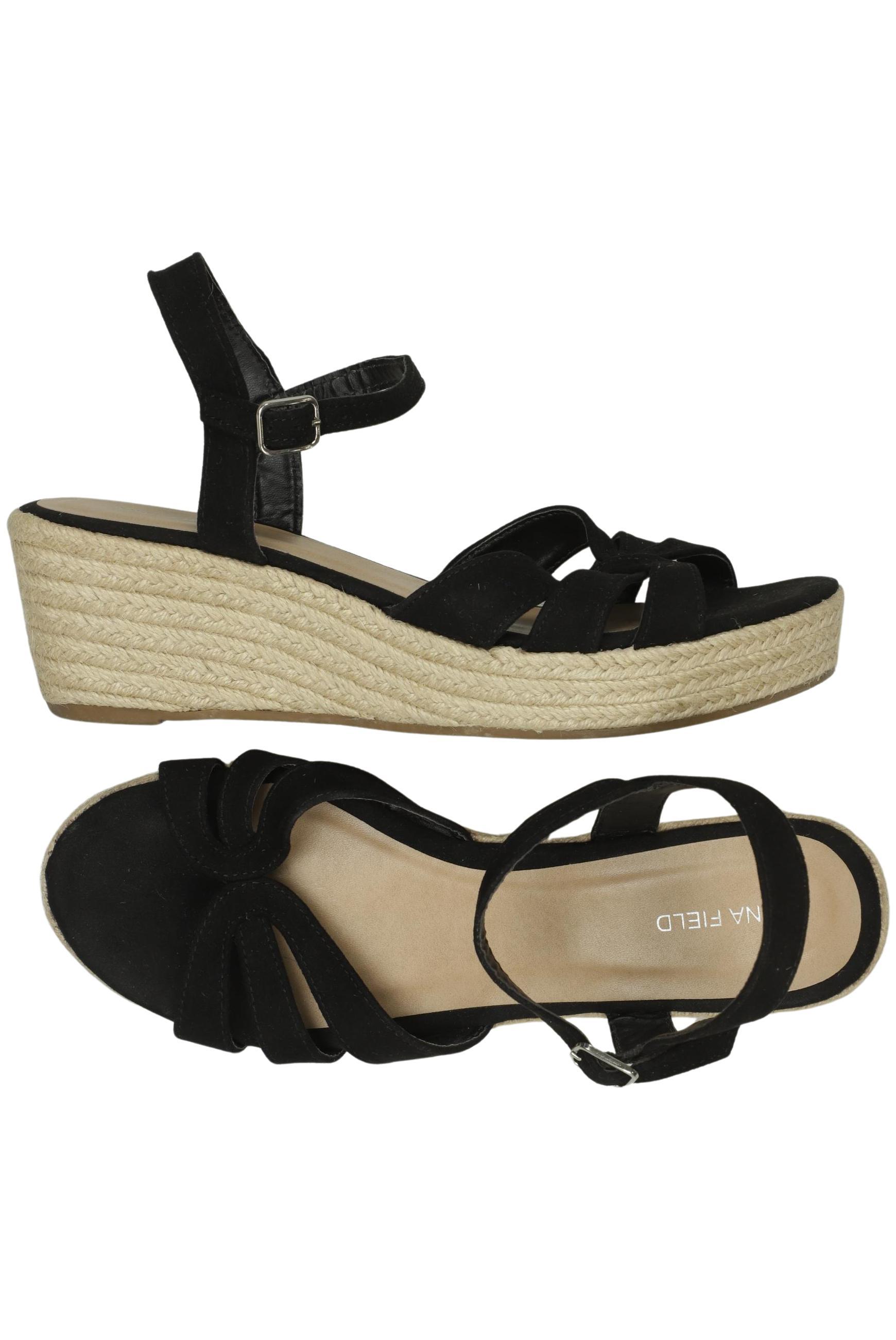 

Anna Field Damen Sandale, schwarz, Gr. 41