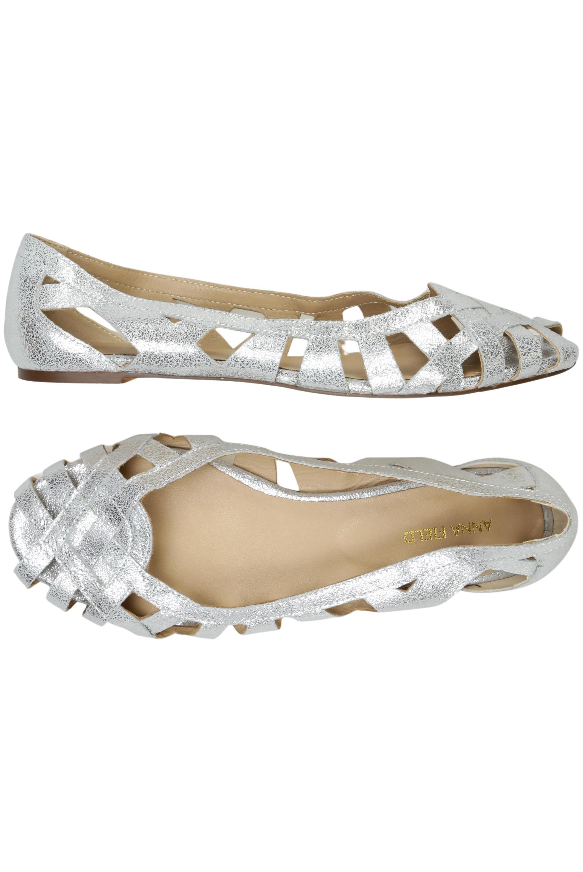 

Anna Field Damen Sandale, silber, Gr. 41