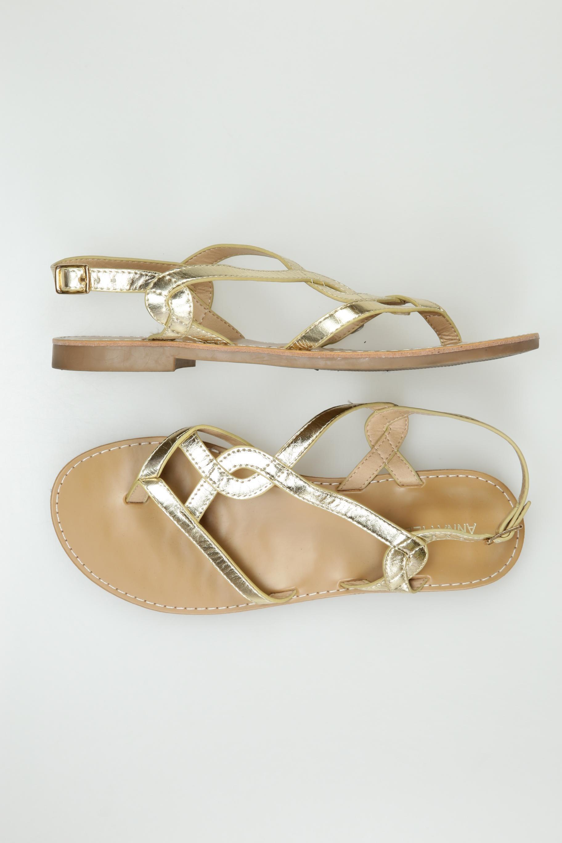 

Anna Field Damen Sandale, gold, Gr. 38