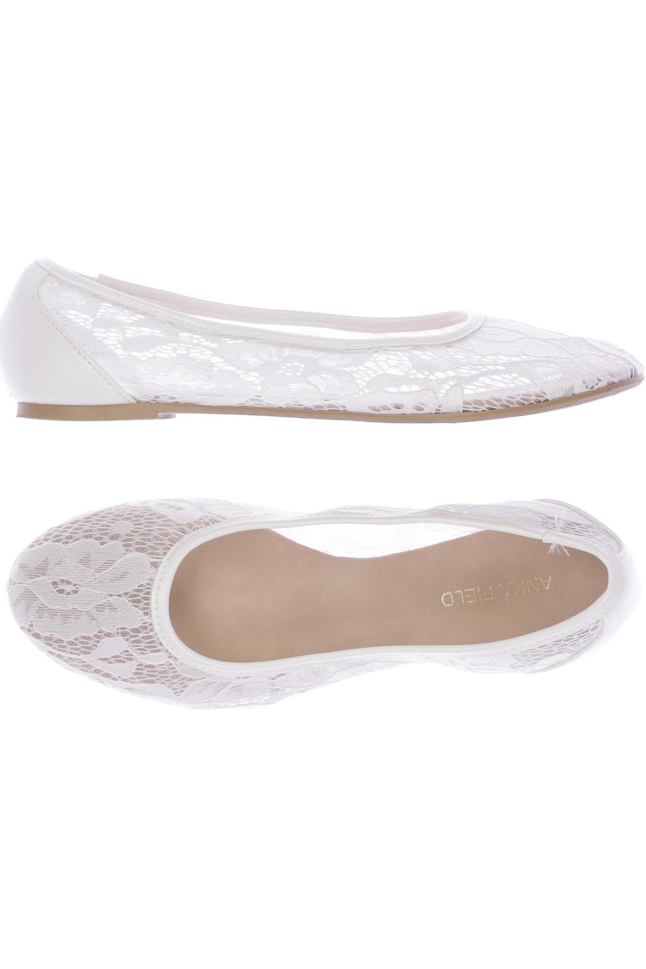 

Anna Field Damen Ballerinas, weiß, Gr. 36