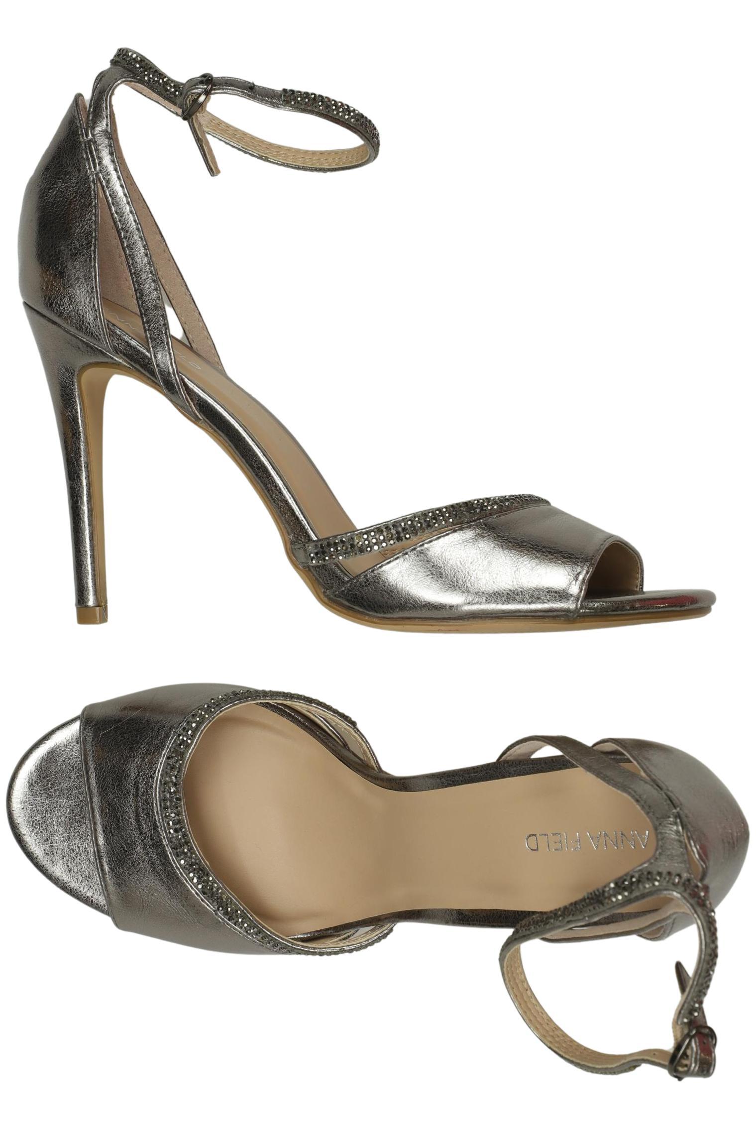 

Anna Field Damen Sandale, silber, Gr. 42