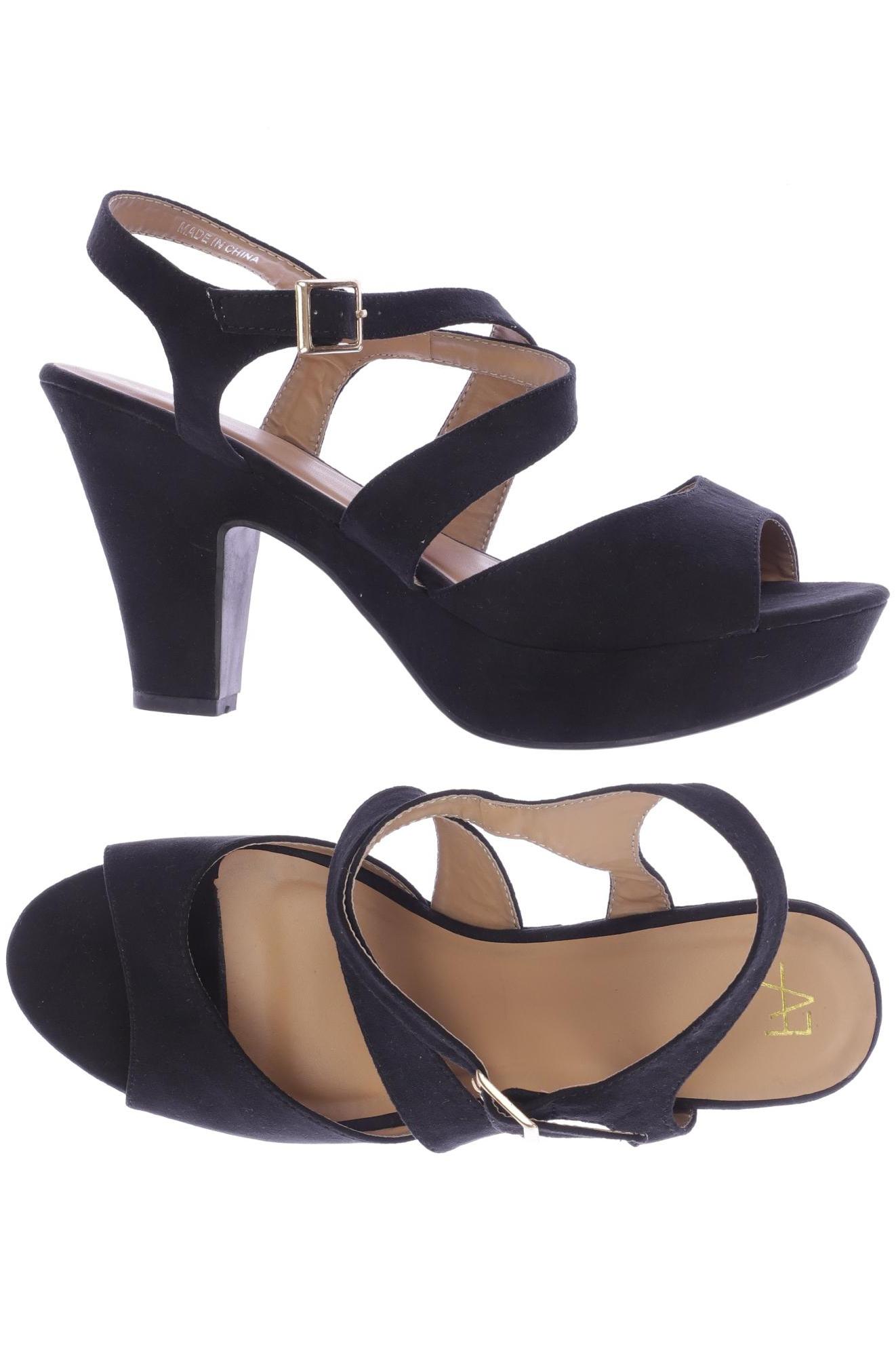 

Anna Field Damen Sandale, schwarz