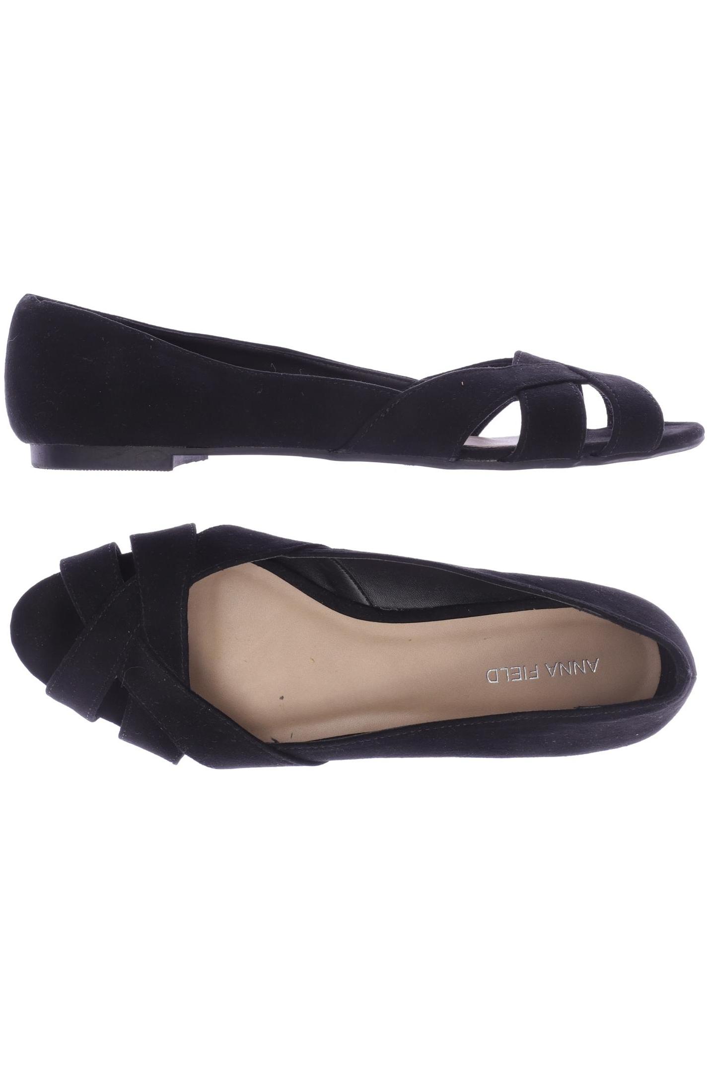 

Anna Field Damen Ballerinas, schwarz, Gr. 39