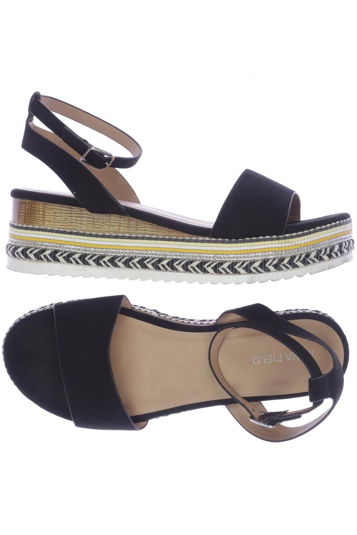 

Anna Field Damen Sandale, schwarz, Gr. 38