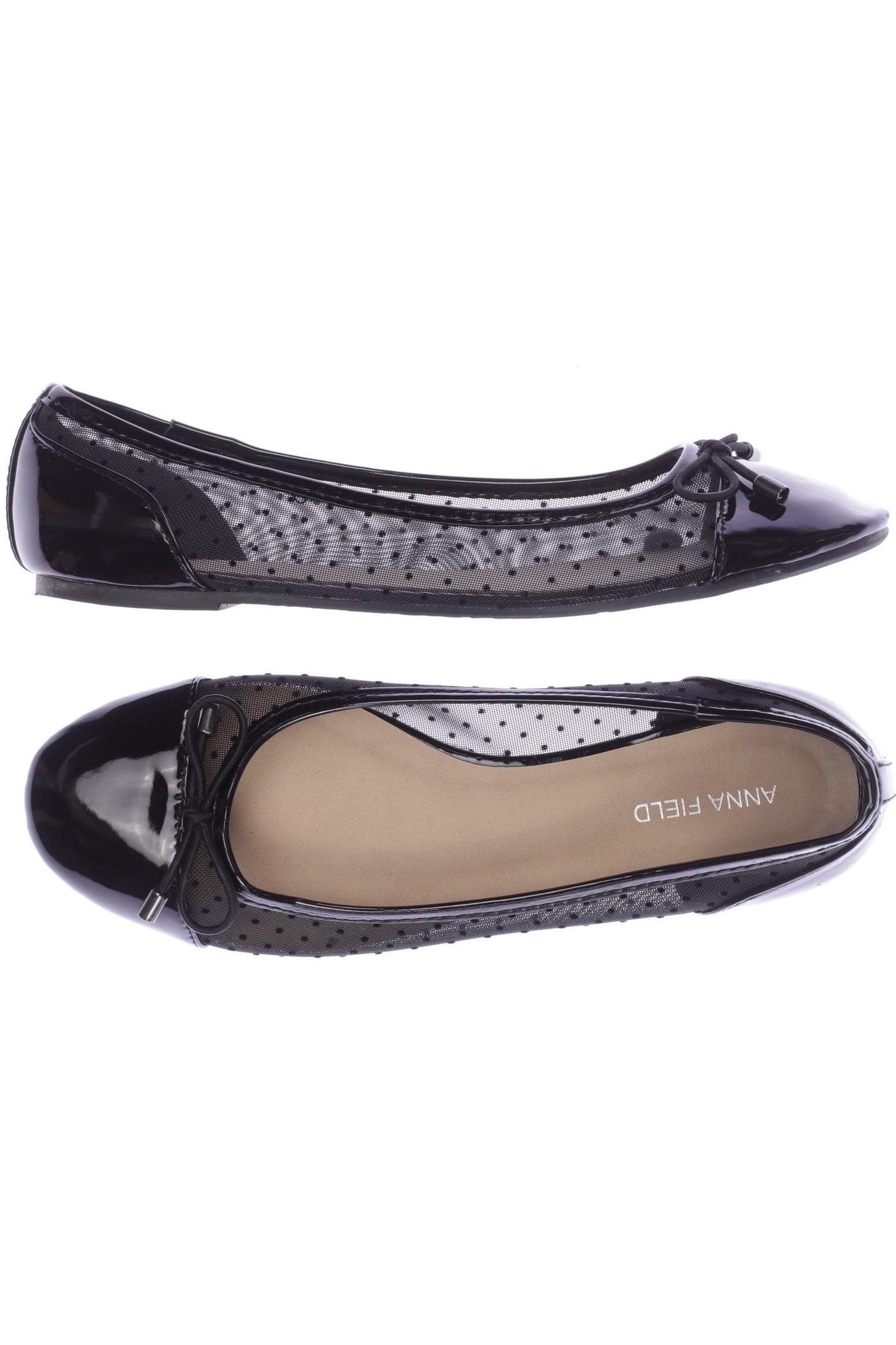 

Anna Field Damen Ballerinas, schwarz