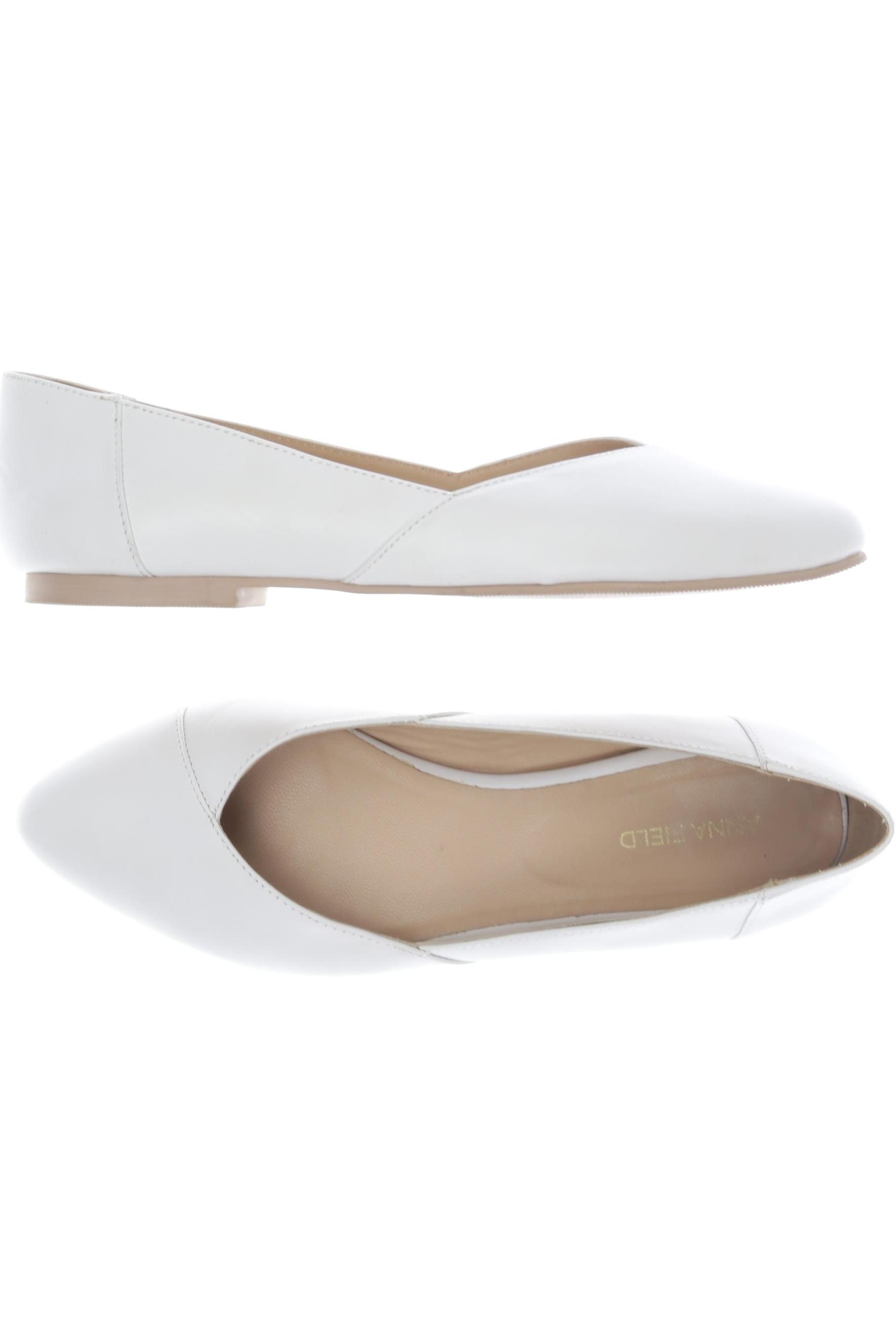 

Anna Field Damen Ballerinas, weiß, Gr. 39
