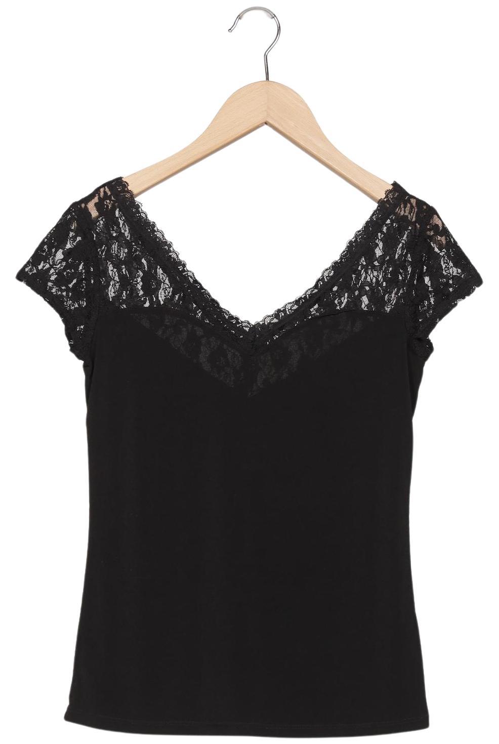 

Anna Field Damen T-Shirt, schwarz, Gr. 36