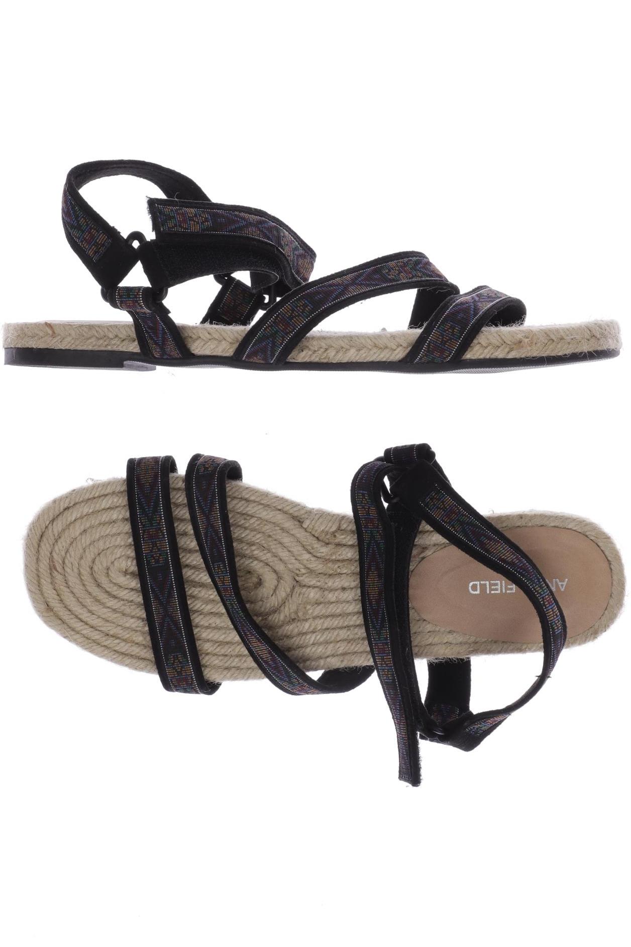 

Anna Field Damen Sandale, schwarz