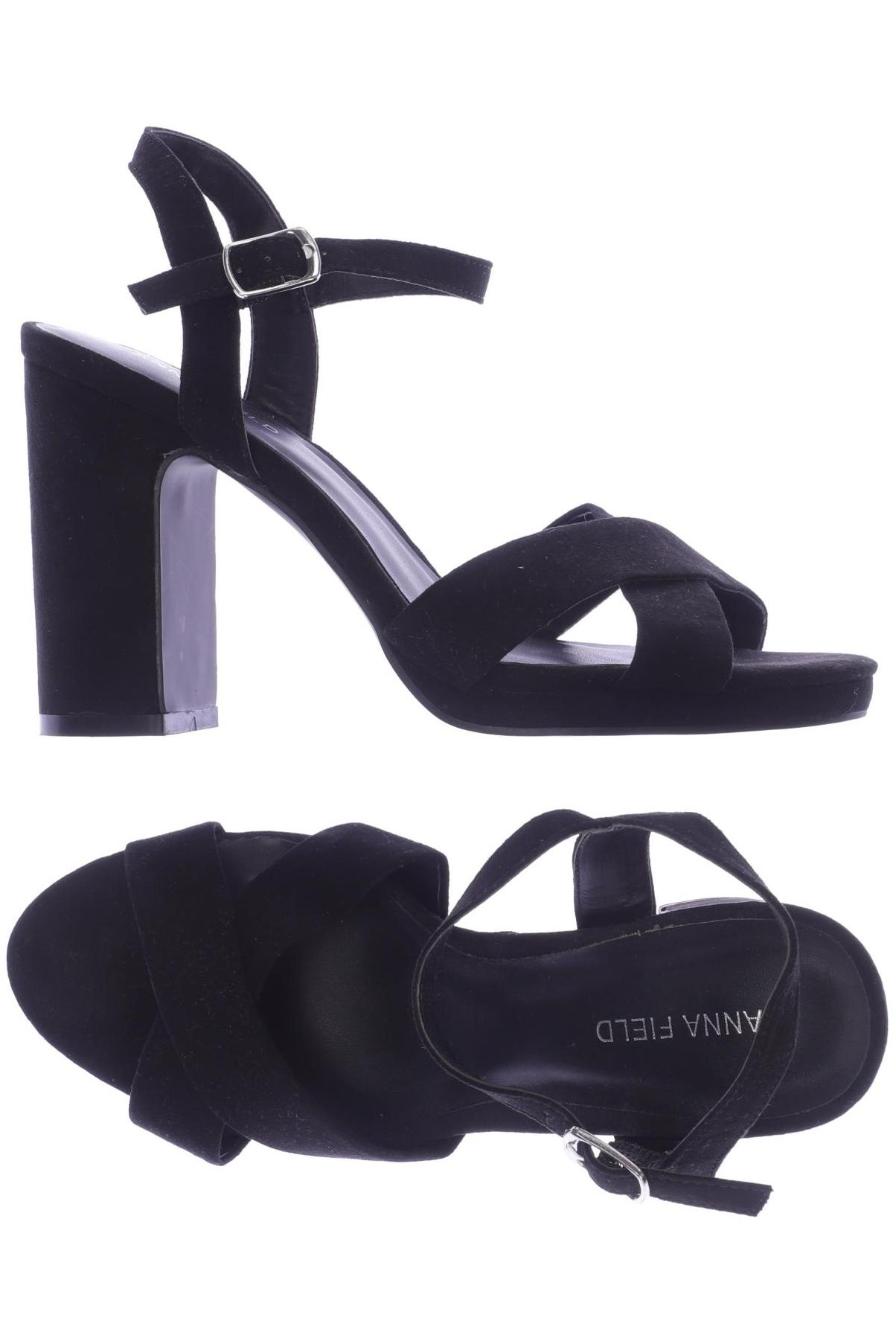 

Anna Field Damen Sandale, schwarz, Gr. 37