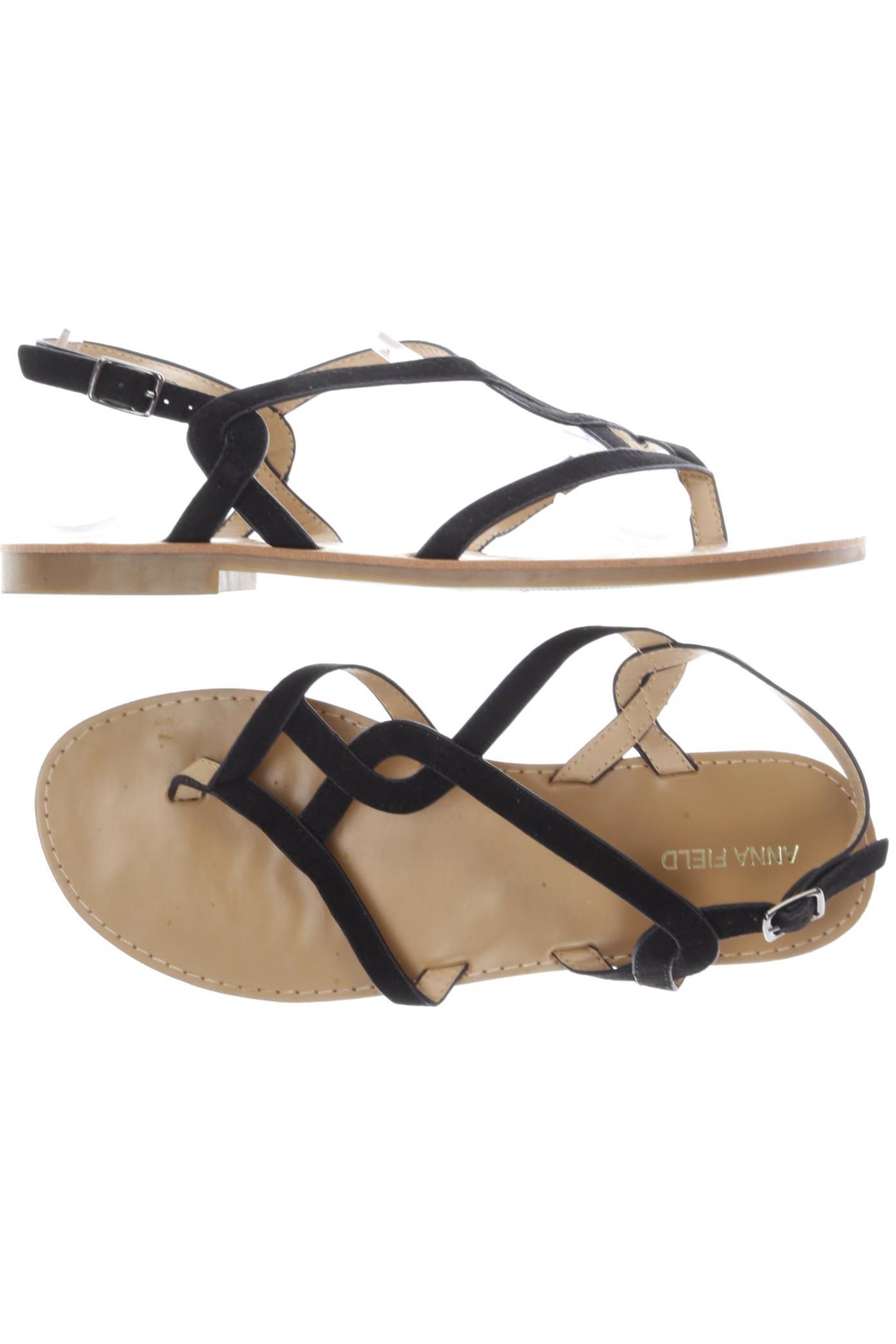 

Anna Field Damen Sandale, schwarz, Gr. 40